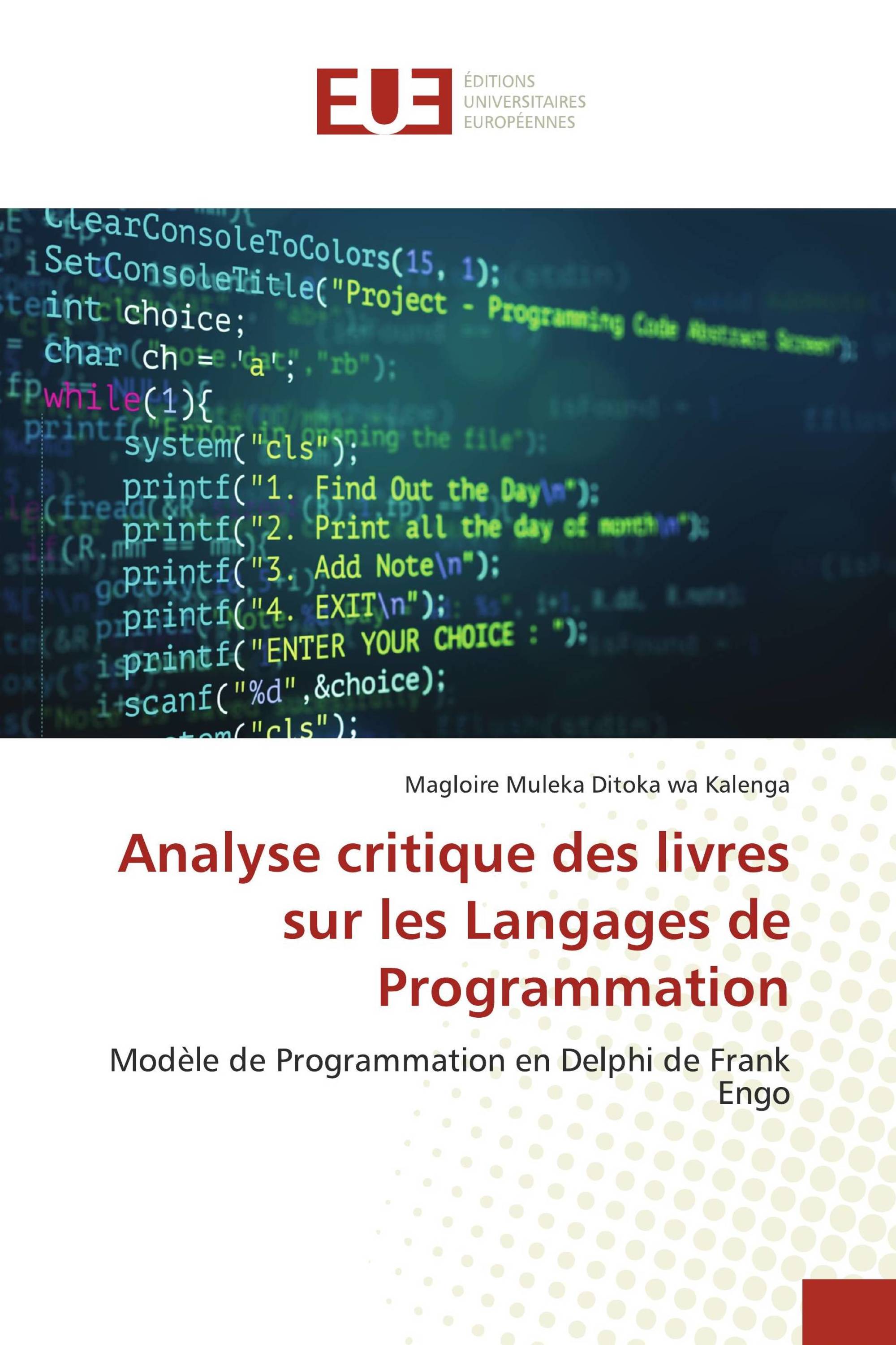 Analyse critique des livres sur les Langages de Programmation