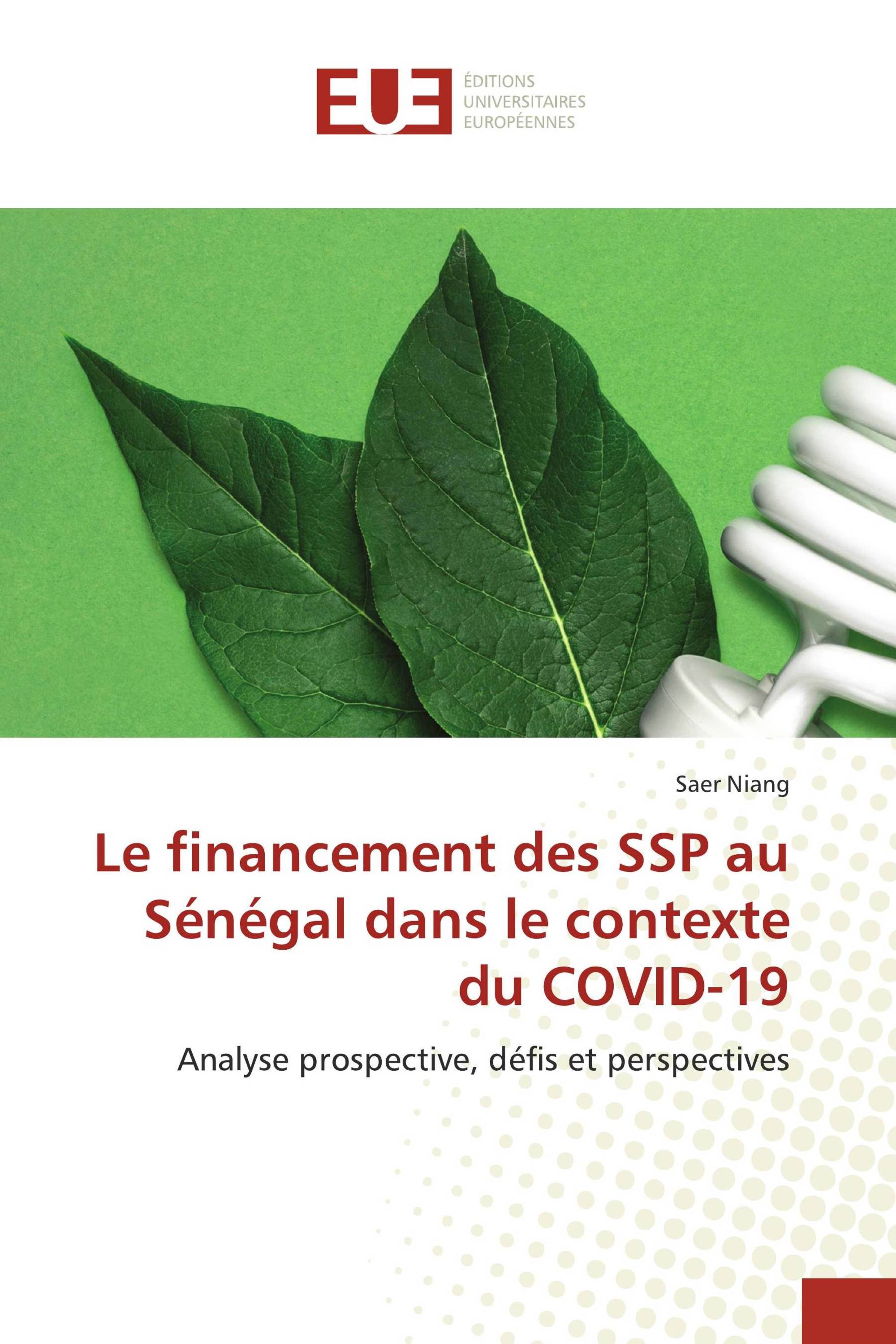 Le financement des SSP au Sénégal dans le contexte du COVID-19