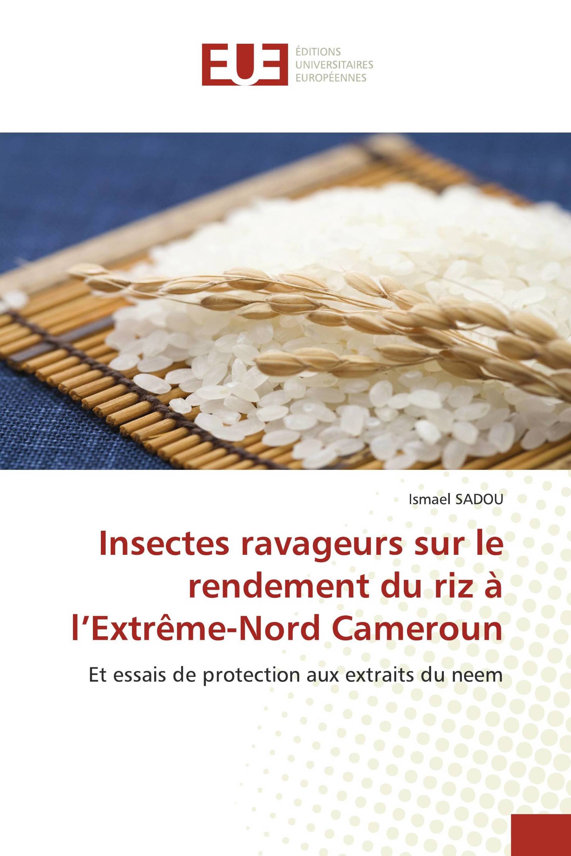 Insectes ravageurs sur le rendement du riz à l’Extrême-Nord Cameroun