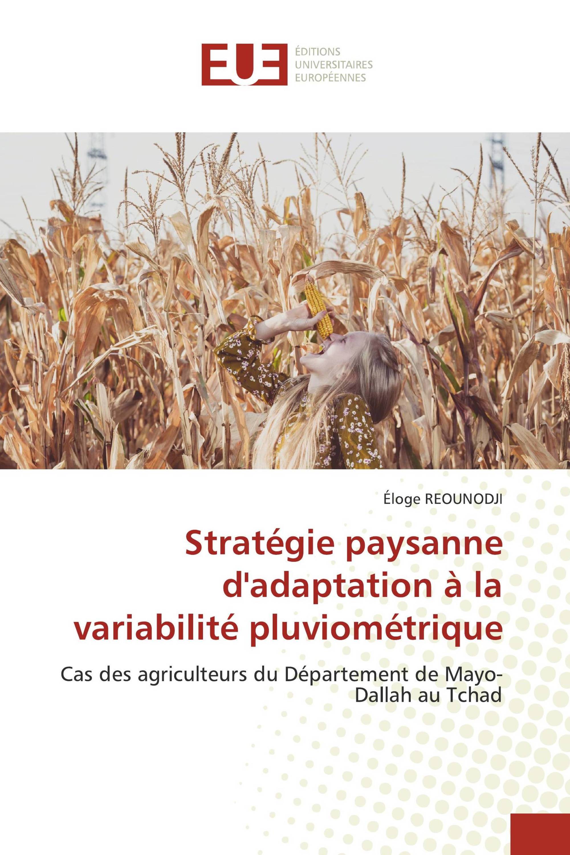Stratégie paysanne d'adaptation à la variabilité pluviométrique