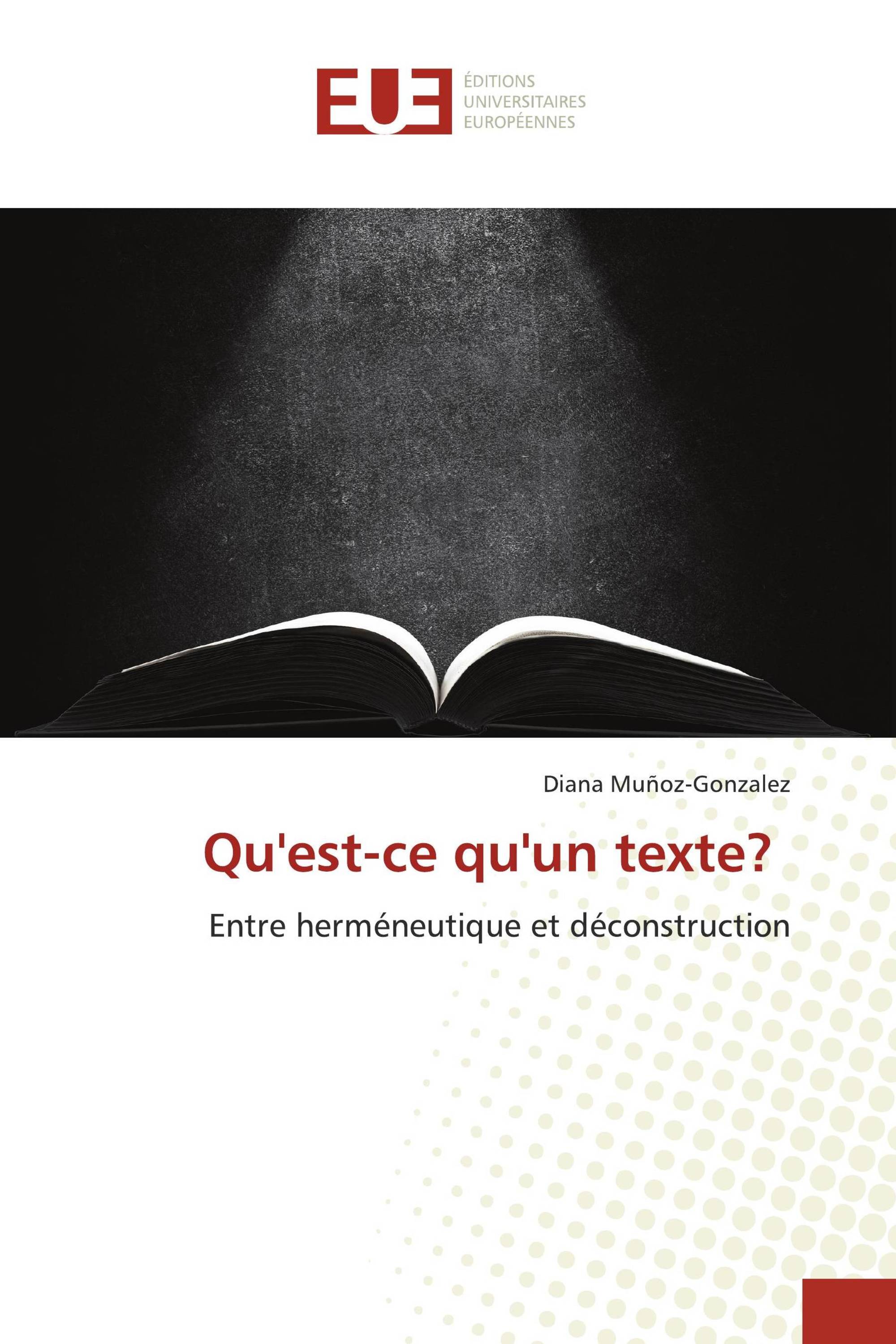 Qu'est-ce qu'un texte?