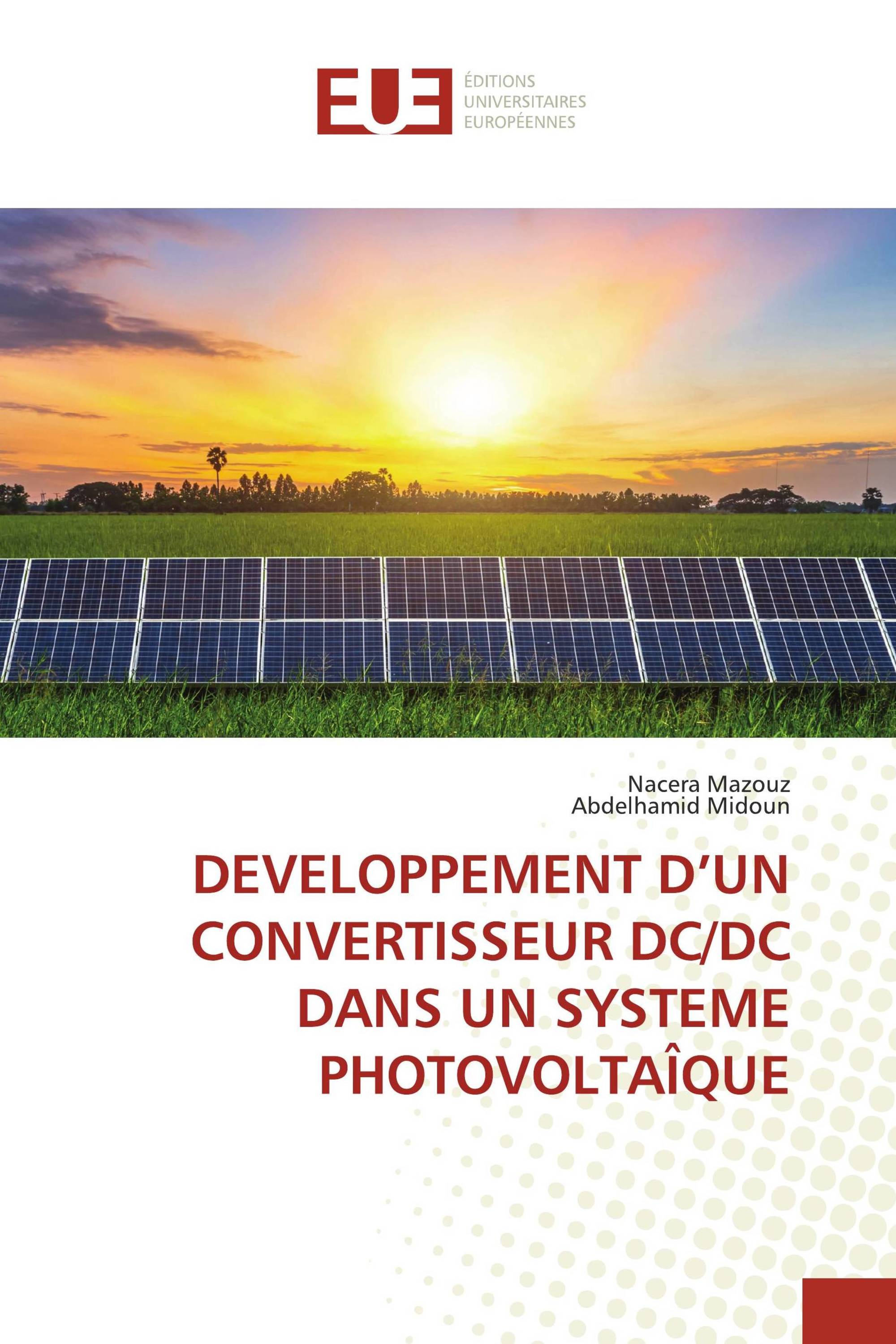 DEVELOPPEMENT D’UN CONVERTISSEUR DC/DC DANS UN SYSTEME PHOTOVOLTAÎQUE