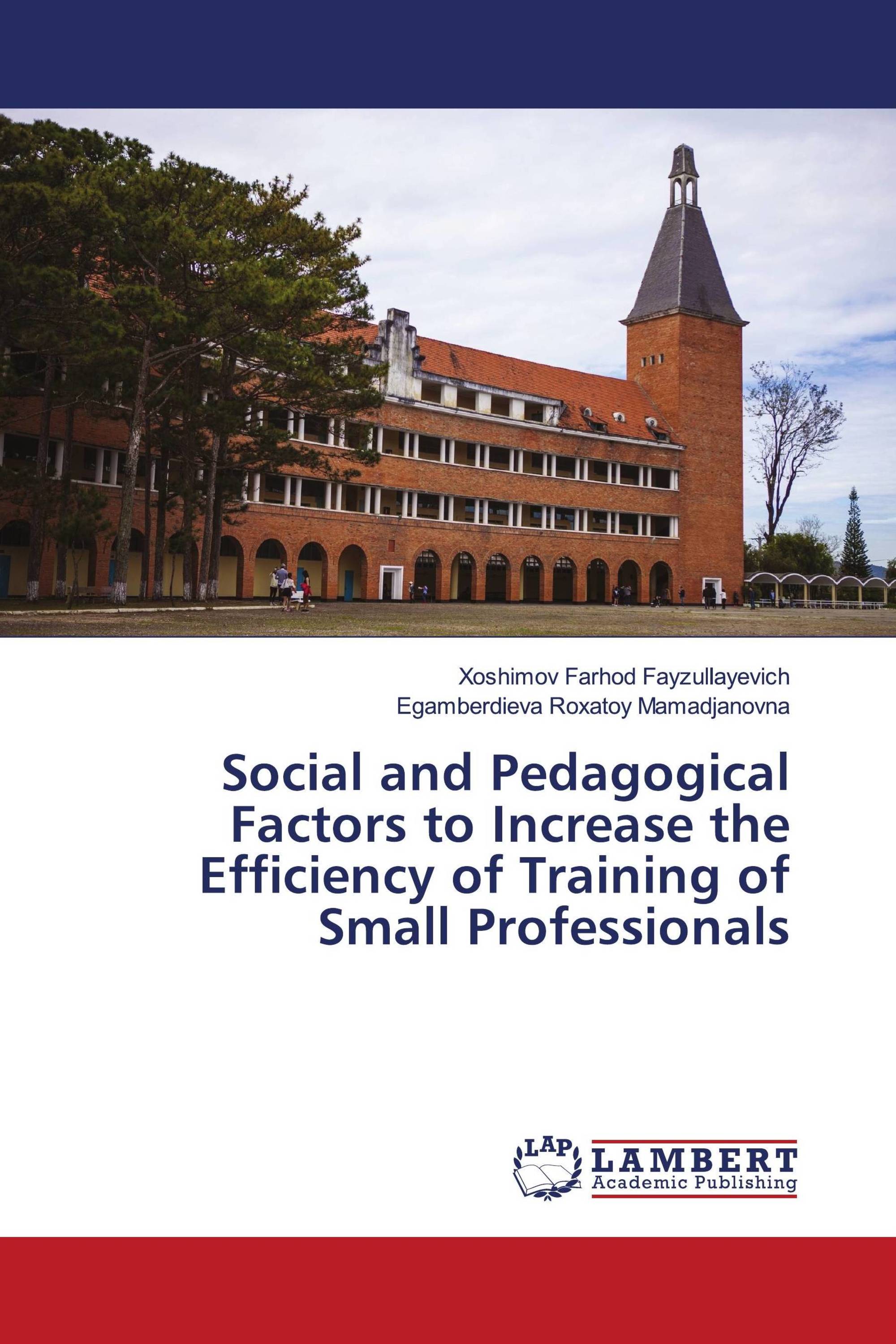 Social and Pedagogical Factors to Increase the Efficiency of Training of Small Professionals