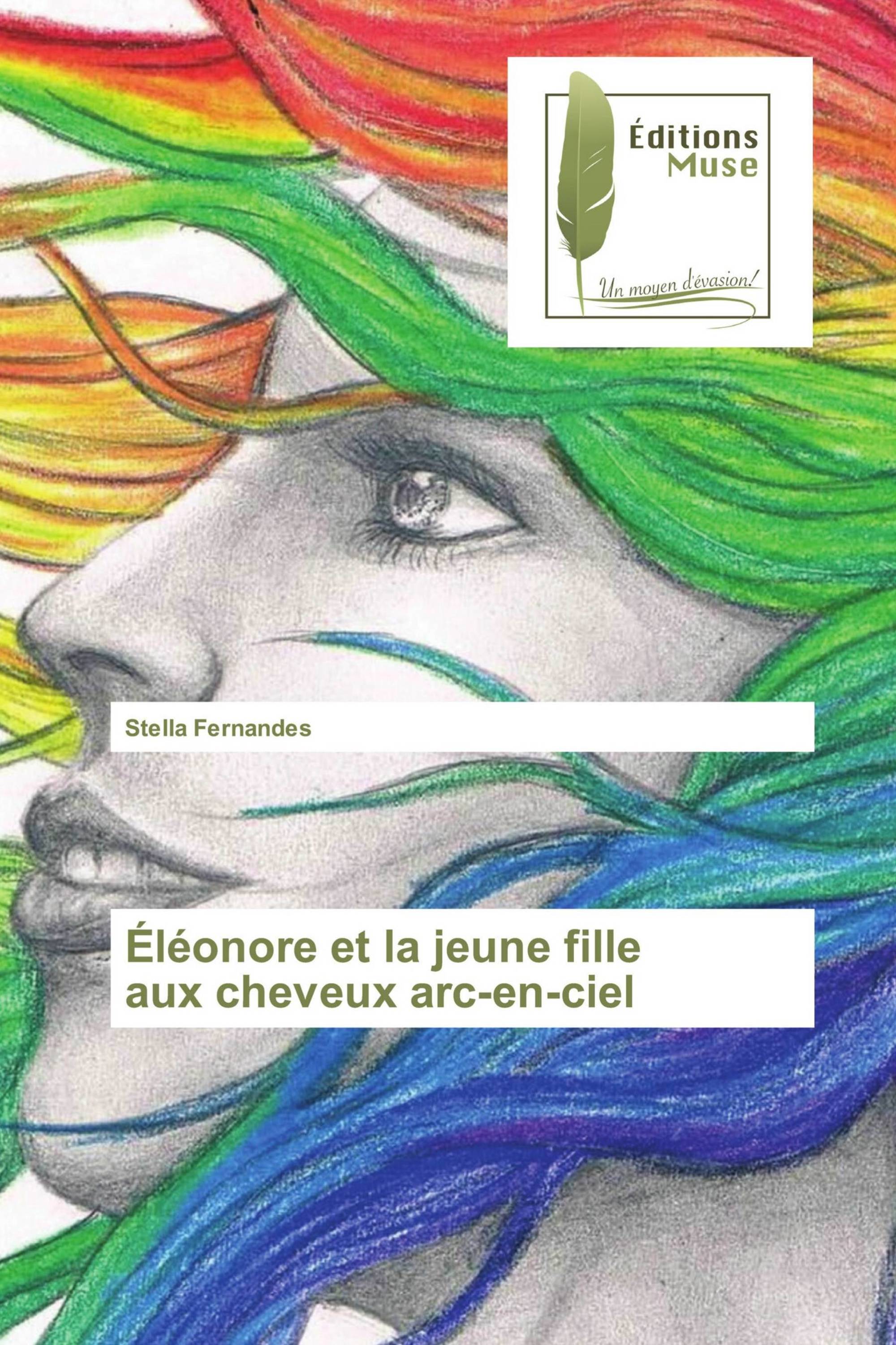 Éléonore et la jeune fille aux cheveux arc-en-ciel