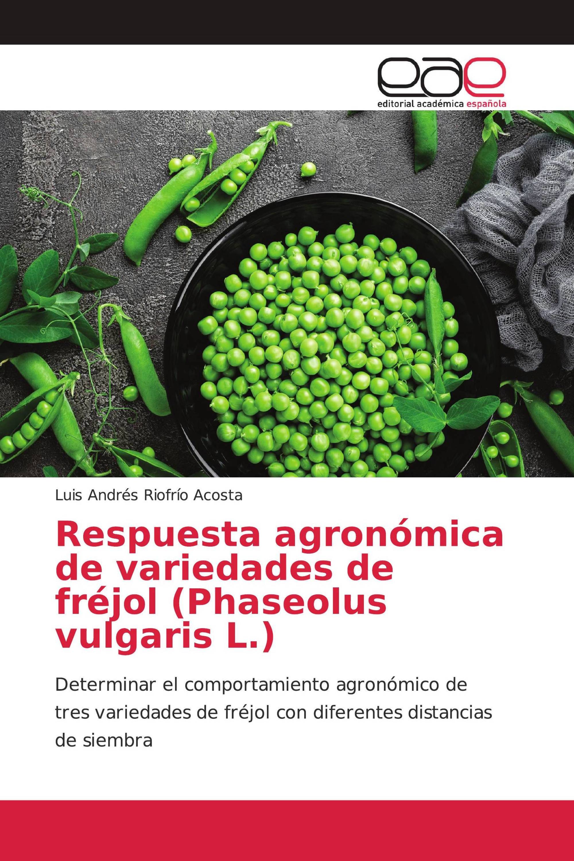 Respuesta agronómica de variedades de fréjol (Phaseolus vulgaris L.)