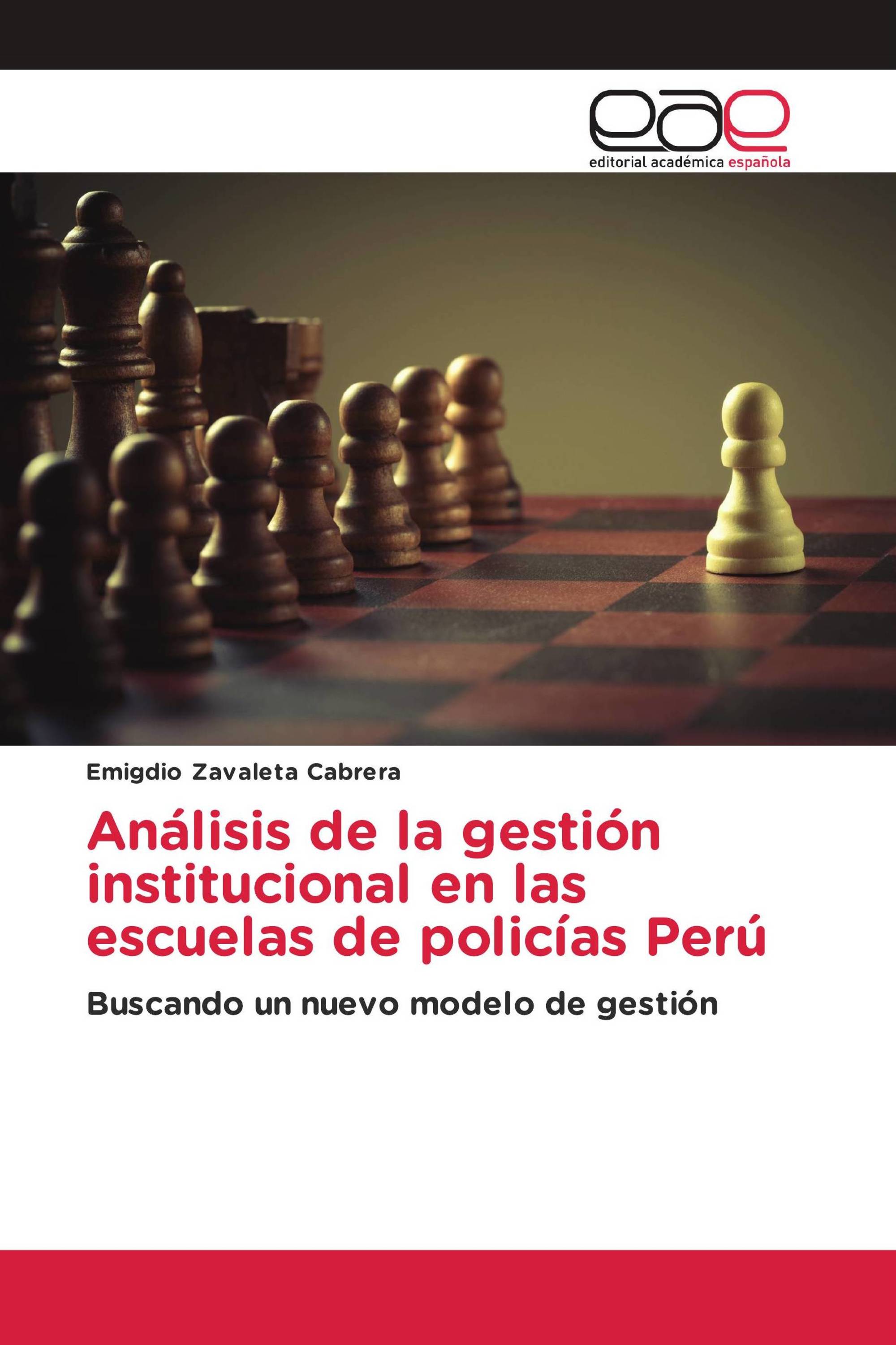 Análisis de la gestión institucional en las escuelas de policías Perú