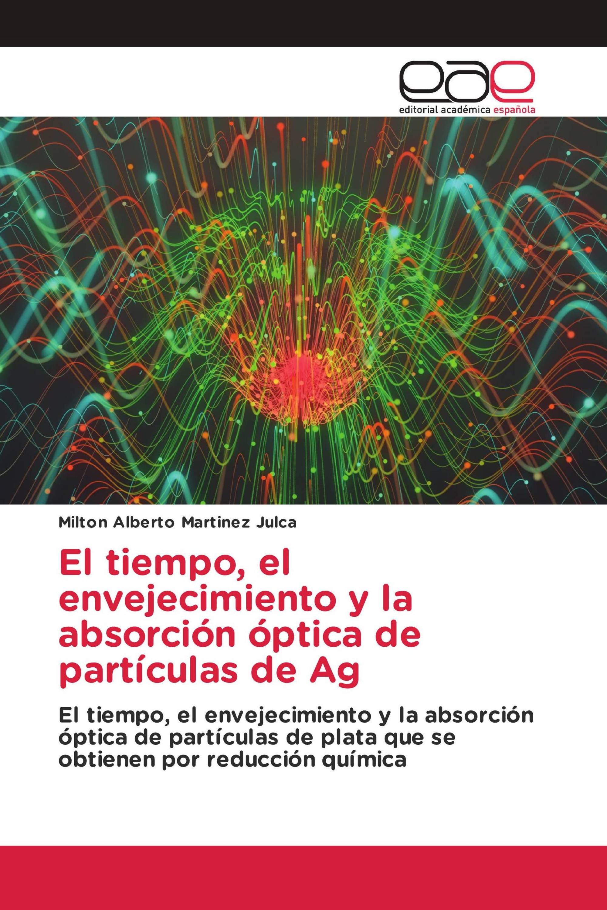 El tiempo, el envejecimiento y la absorción óptica de partículas de Ag