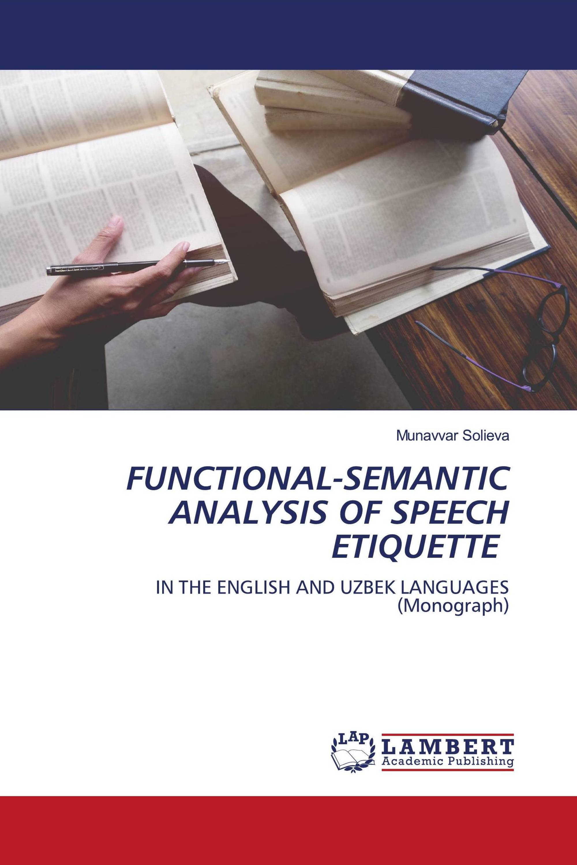 Functional semantic analysis of speech etiquette