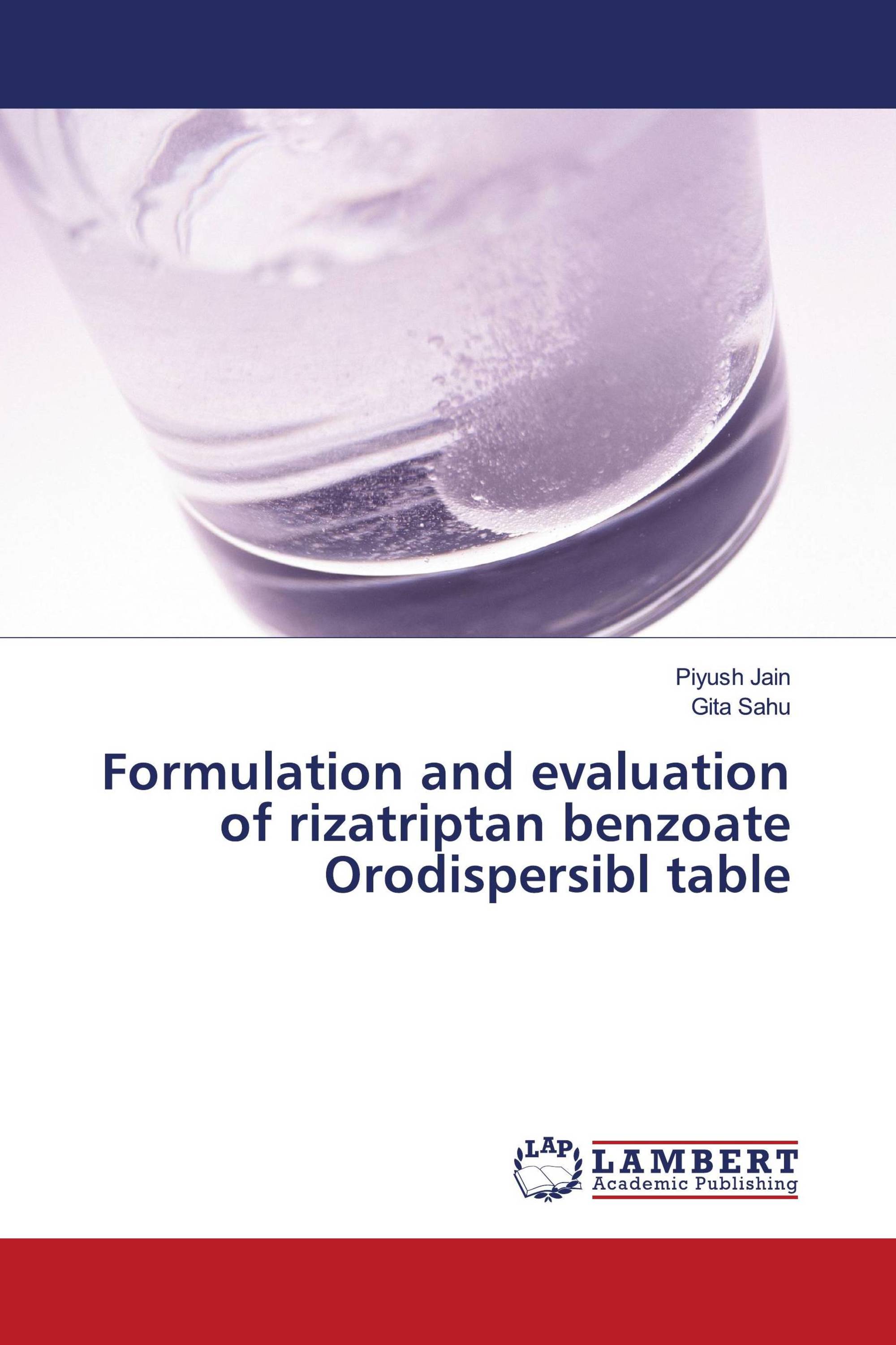 Formulation and evaluation of rizatriptan benzoate Orodispersibl table