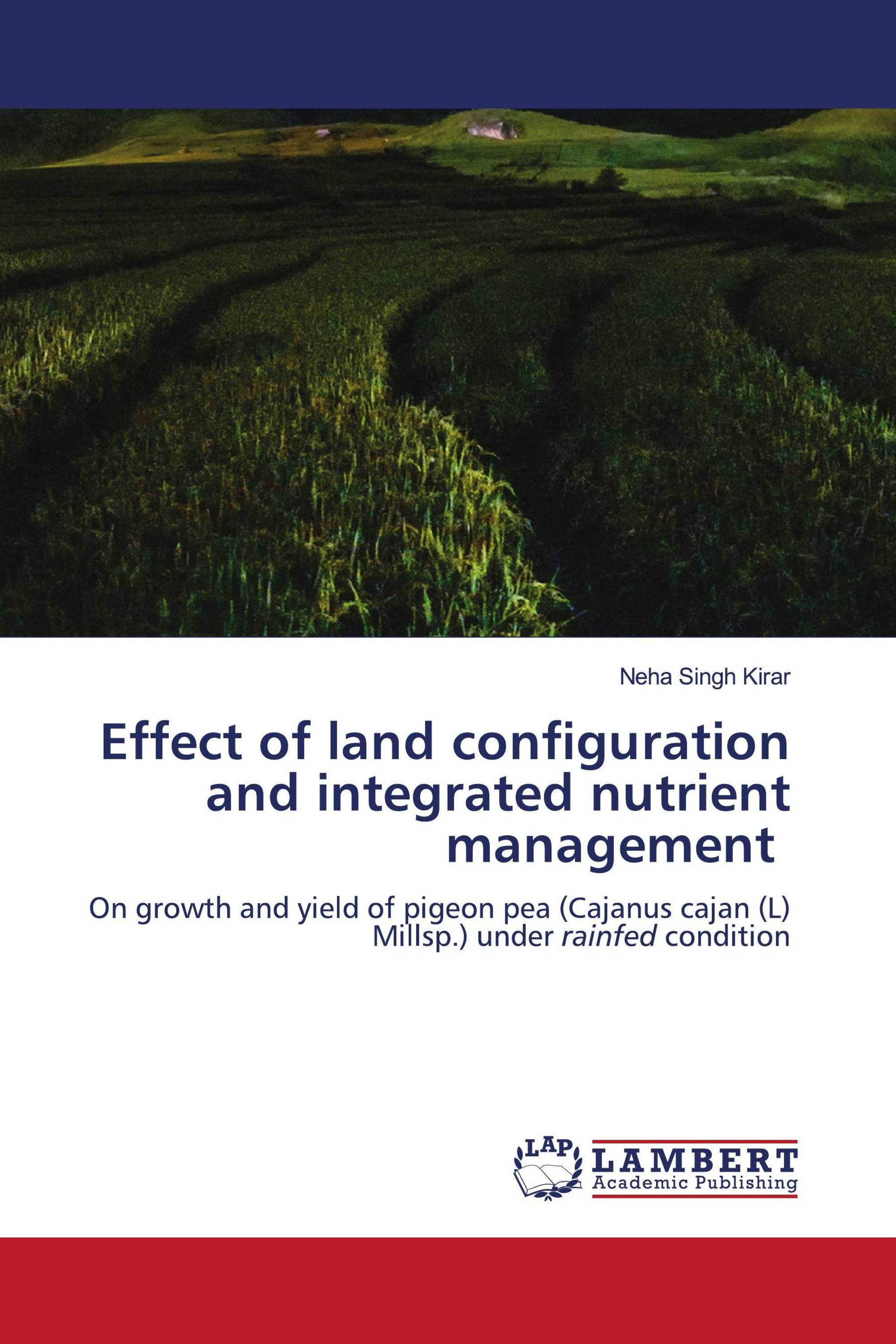 Effect of land configuration and integrated nutrient management