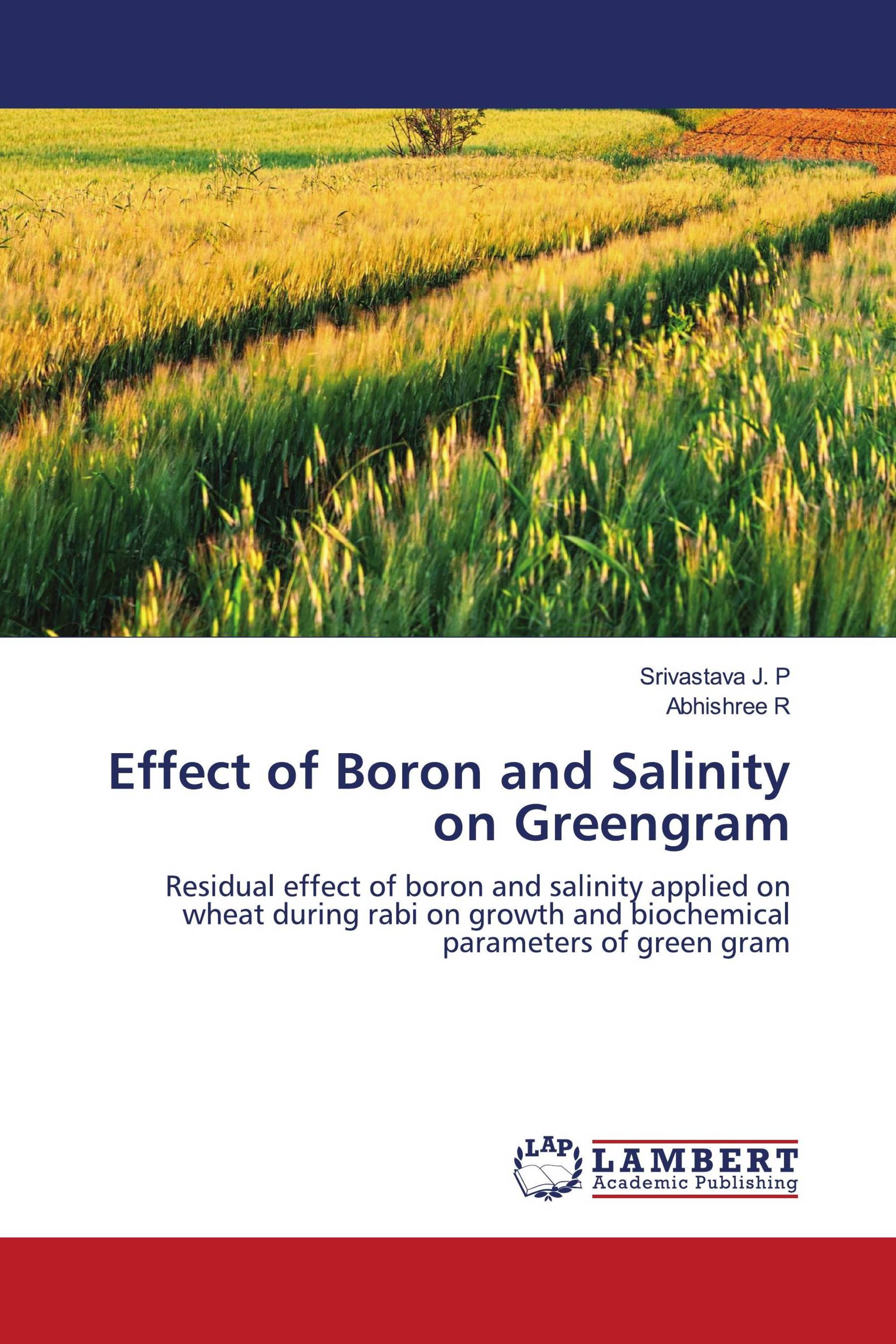 Effect of Boron and Salinity on Greengram