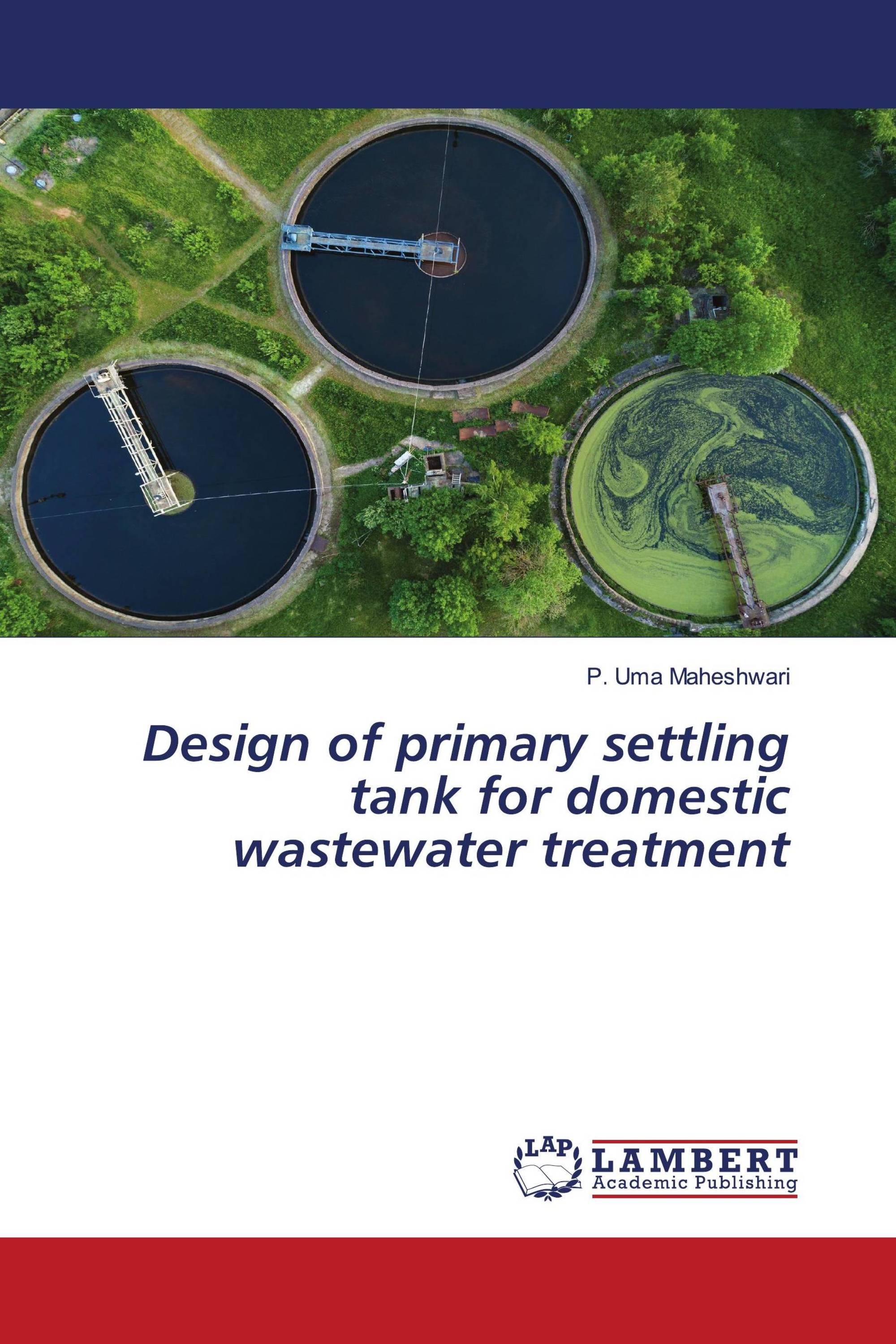 Design of primary settling tank for domestic wastewater treatment