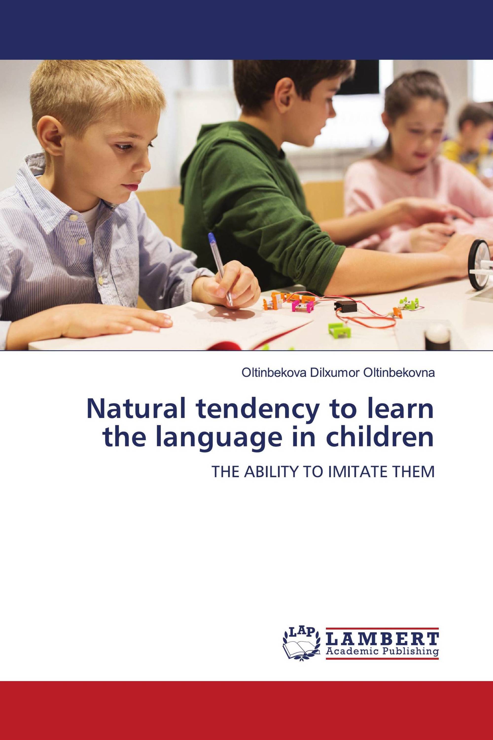 Natural tendency to learn the language in children