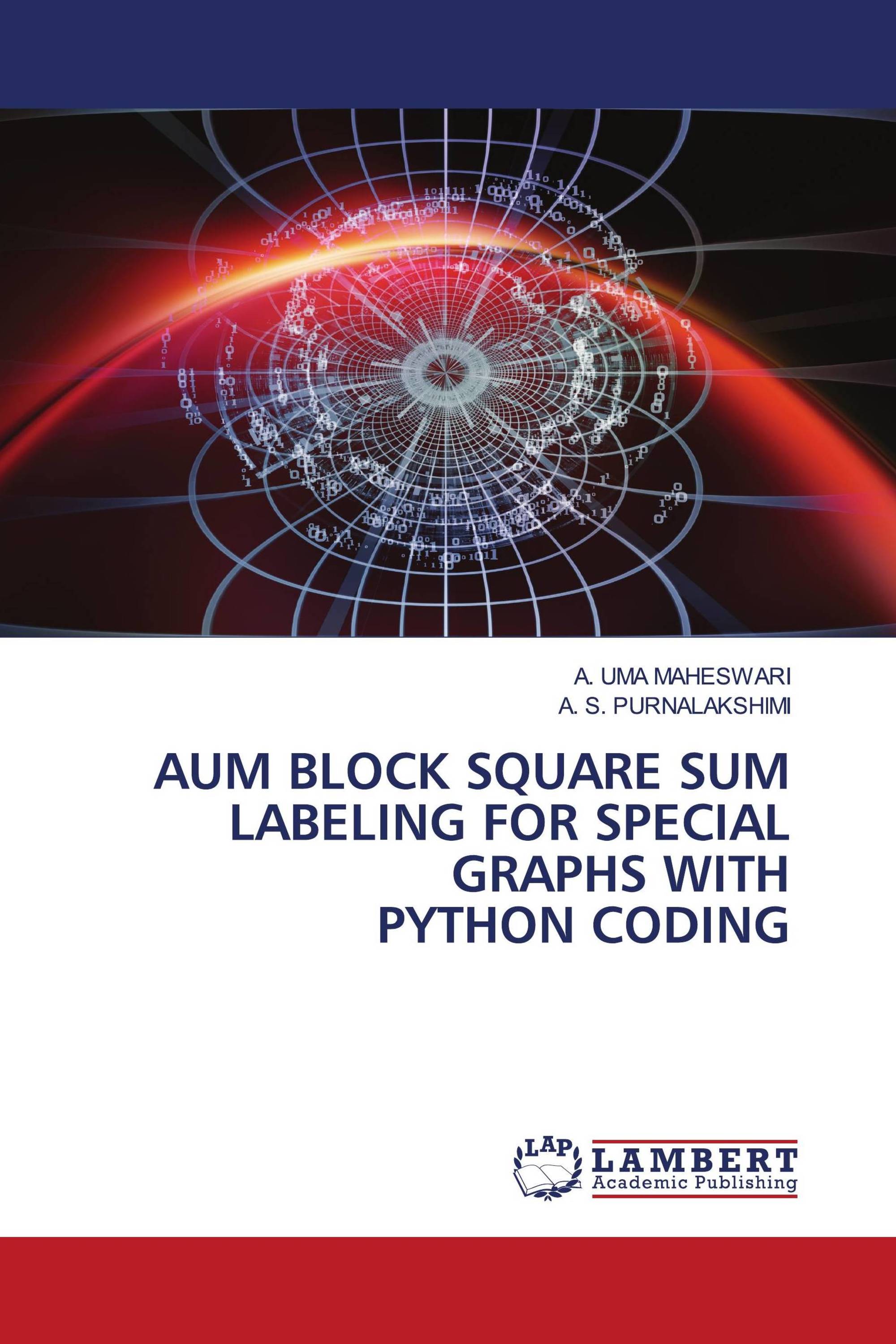 Aum block square sum labeling for special graphs with python coding