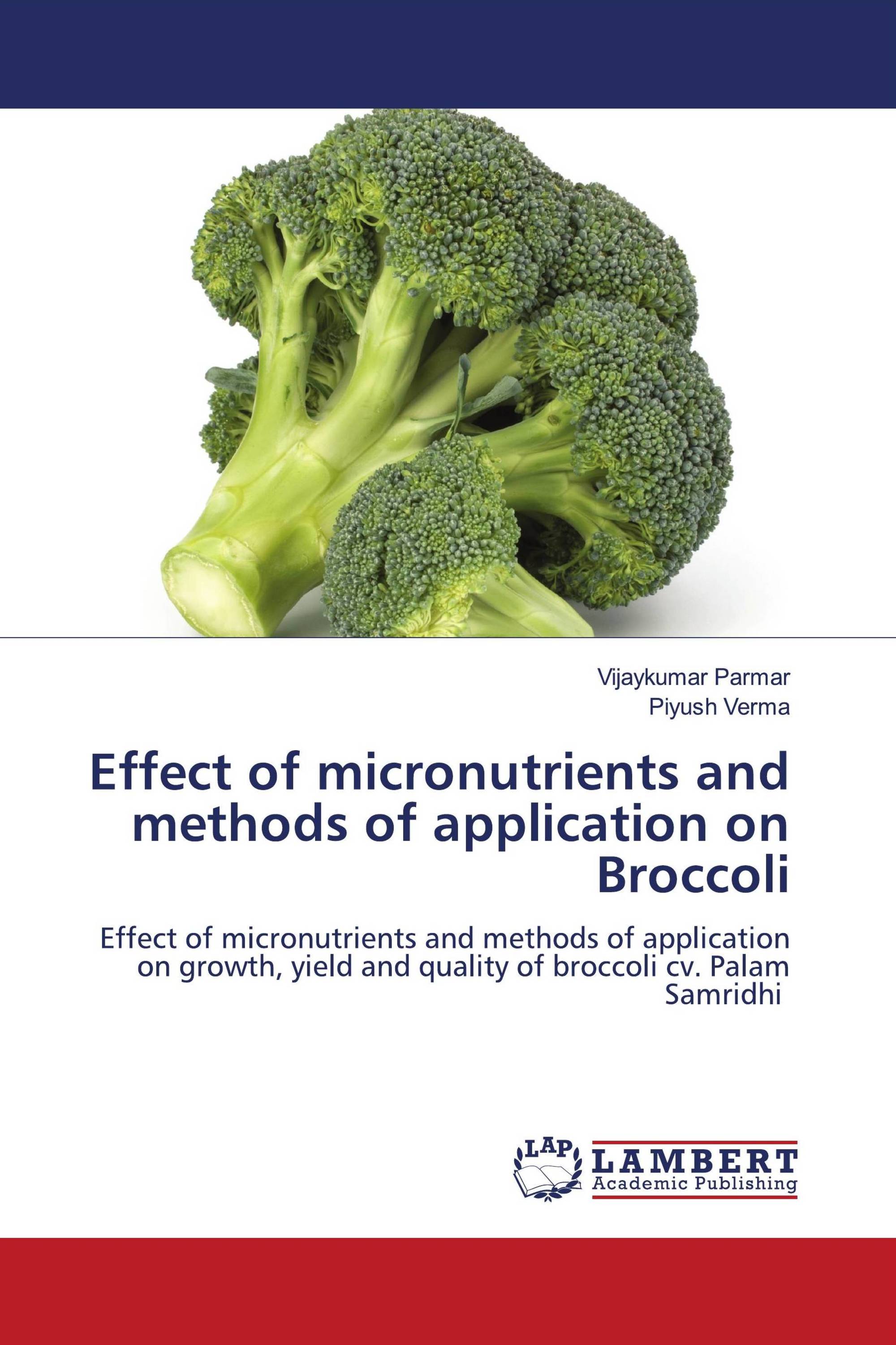 Effect of micronutrients and methods of application on Broccoli