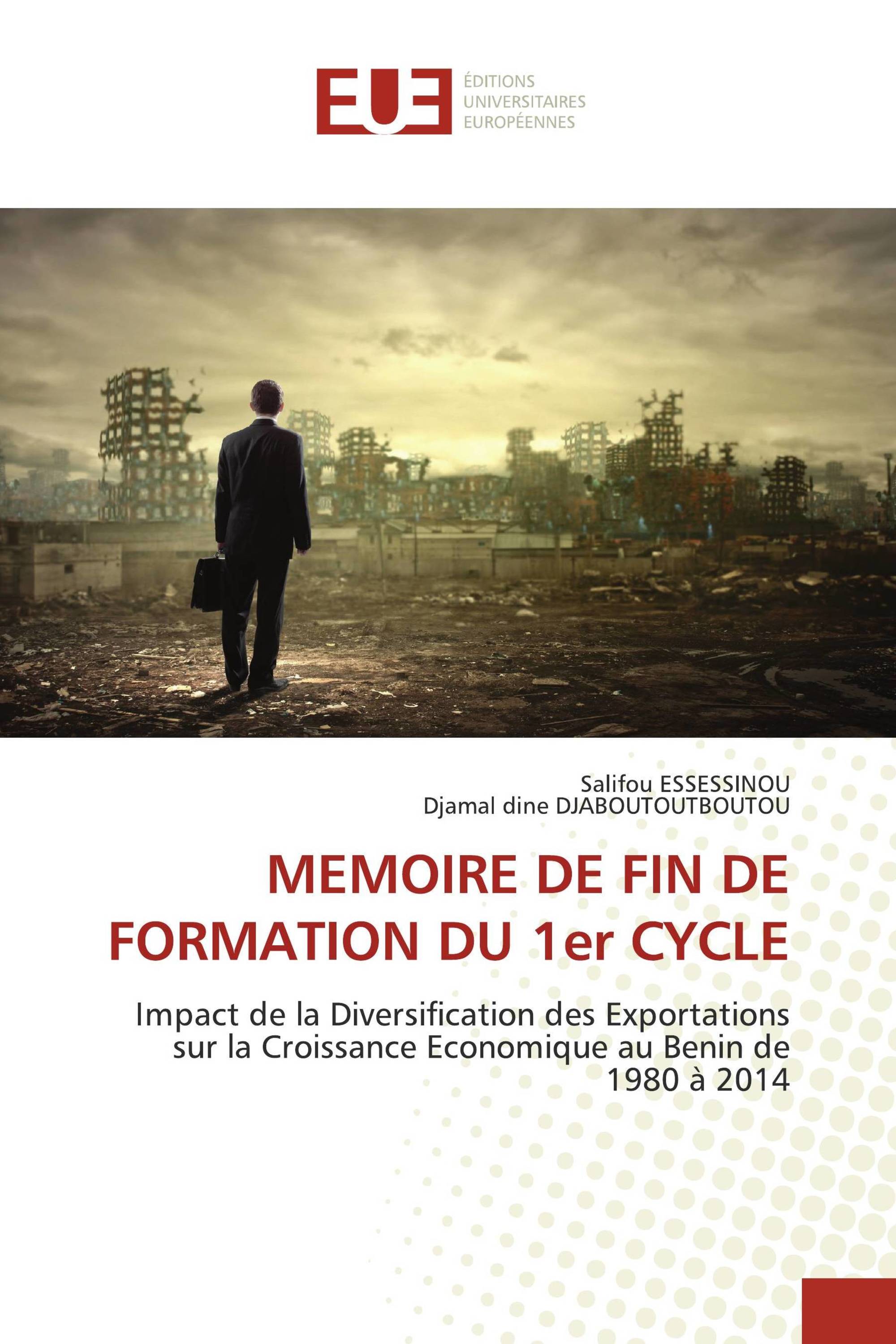 MEMOIRE DE FIN DE FORMATION DU 1er CYCLE