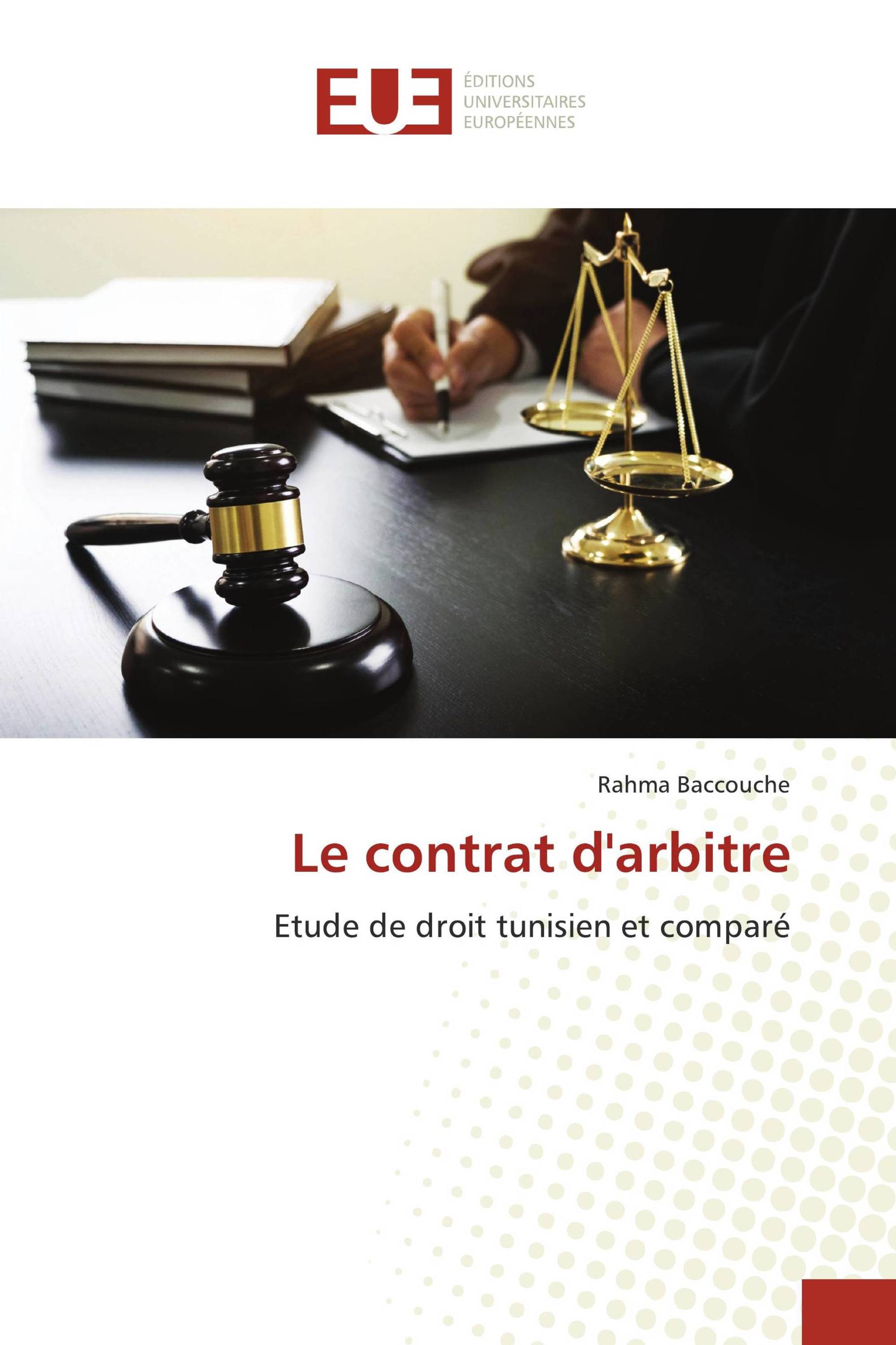 Le contrat d'arbitre