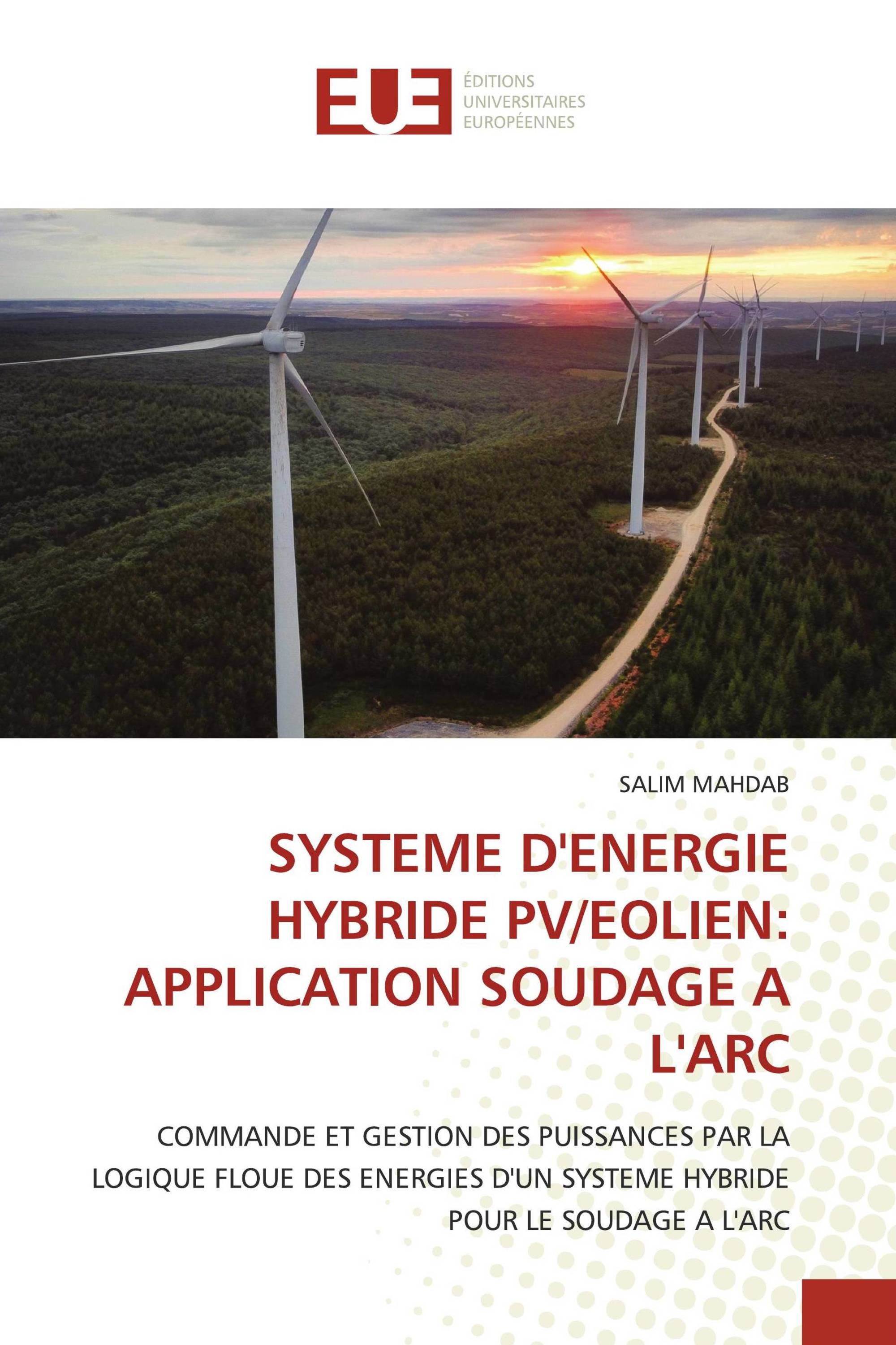 SYSTEME D'ENERGIE HYBRIDE PV/EOLIEN: APPLICATION SOUDAGE A L'ARC