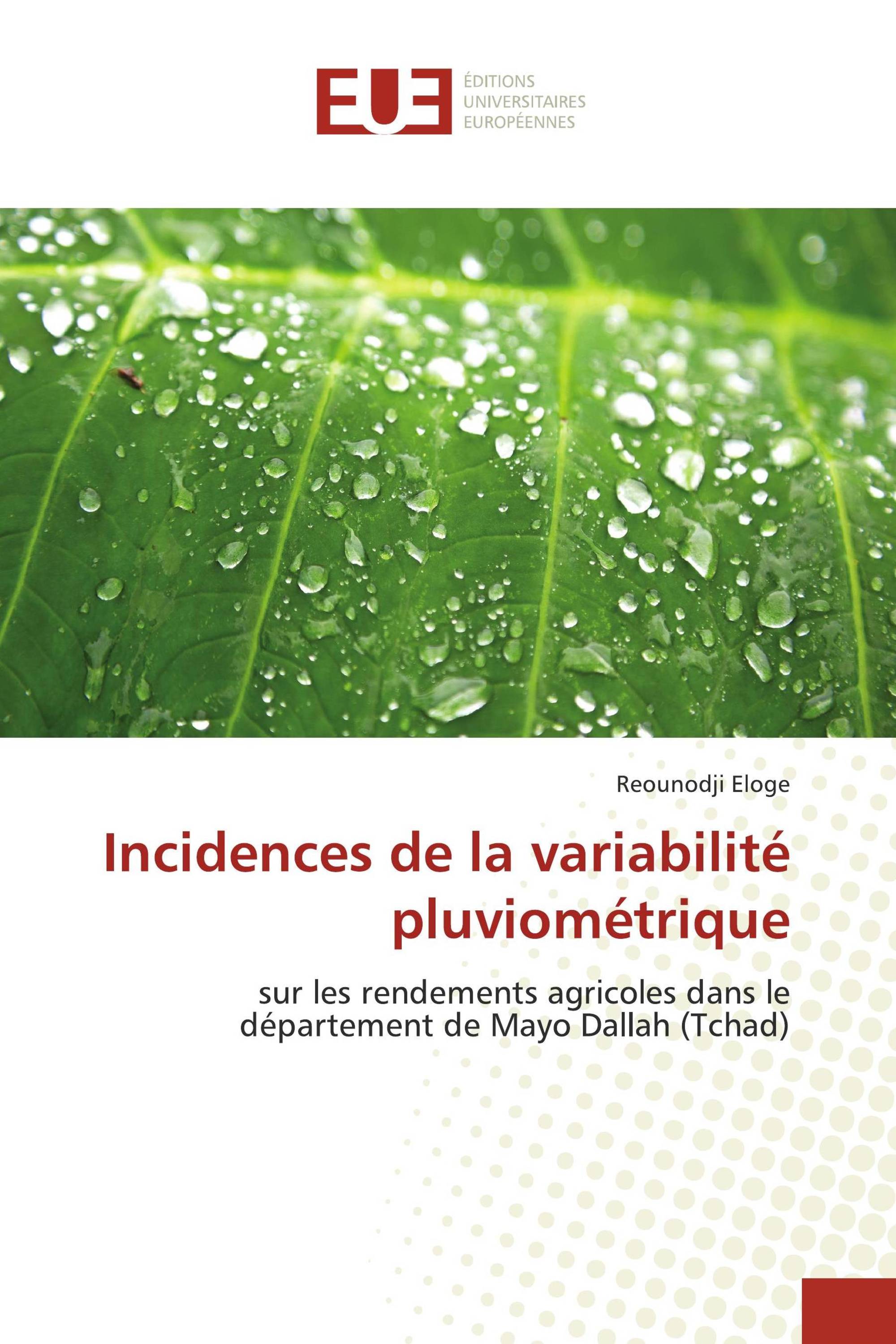 Incidences de la variabilité pluviométrique