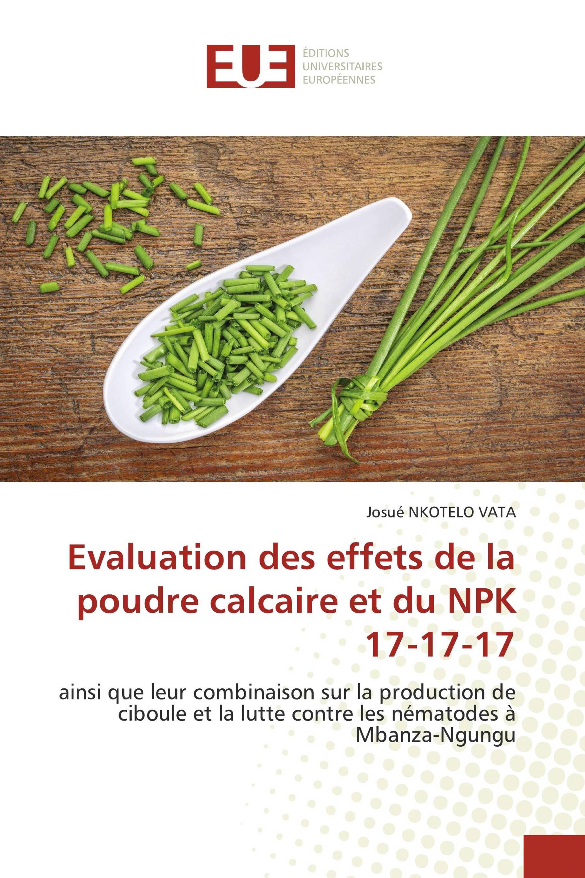 Evaluation des effets de la poudre calcaire et du NPK 17-17-17