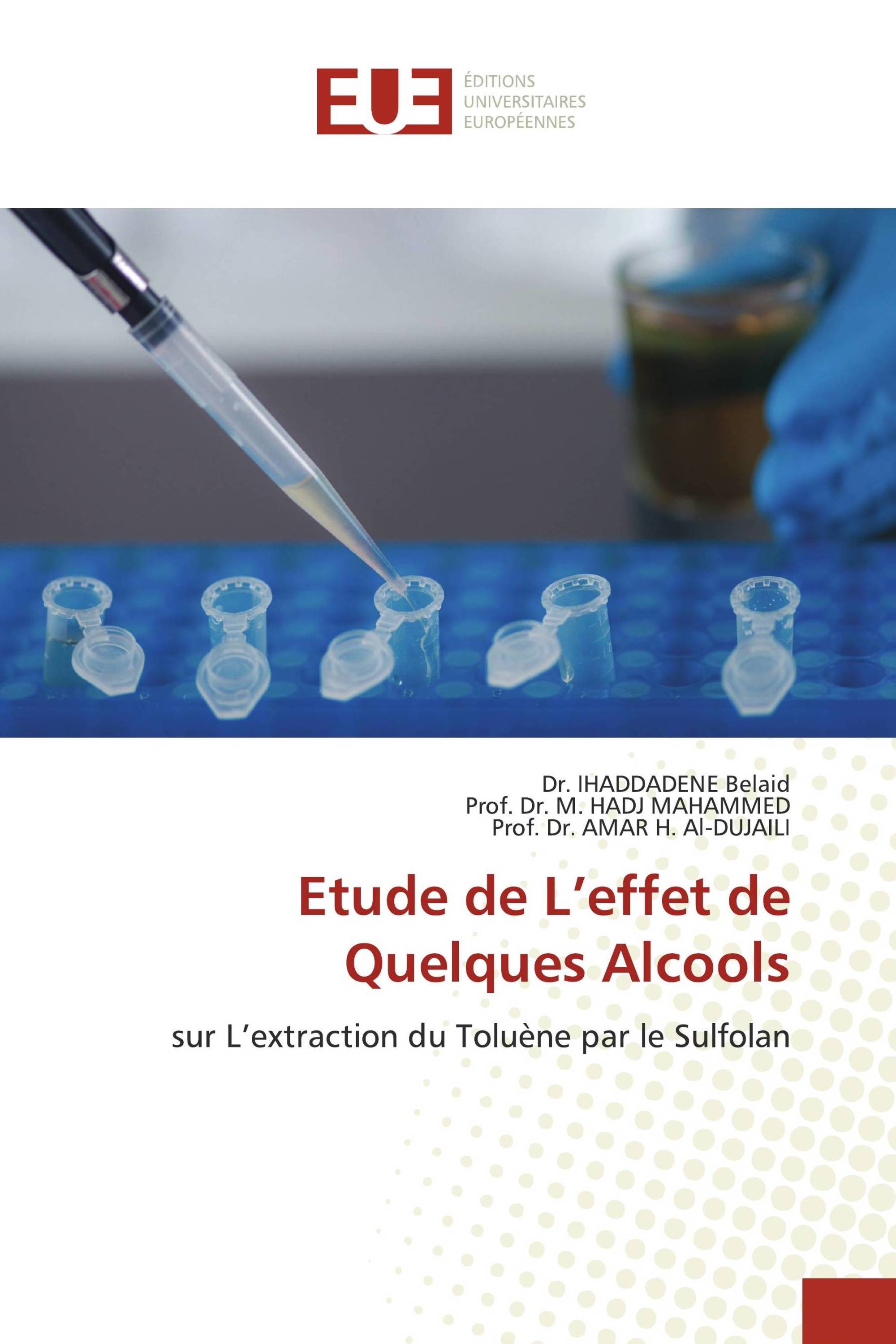 Etude de L’effet de Quelques Alcools