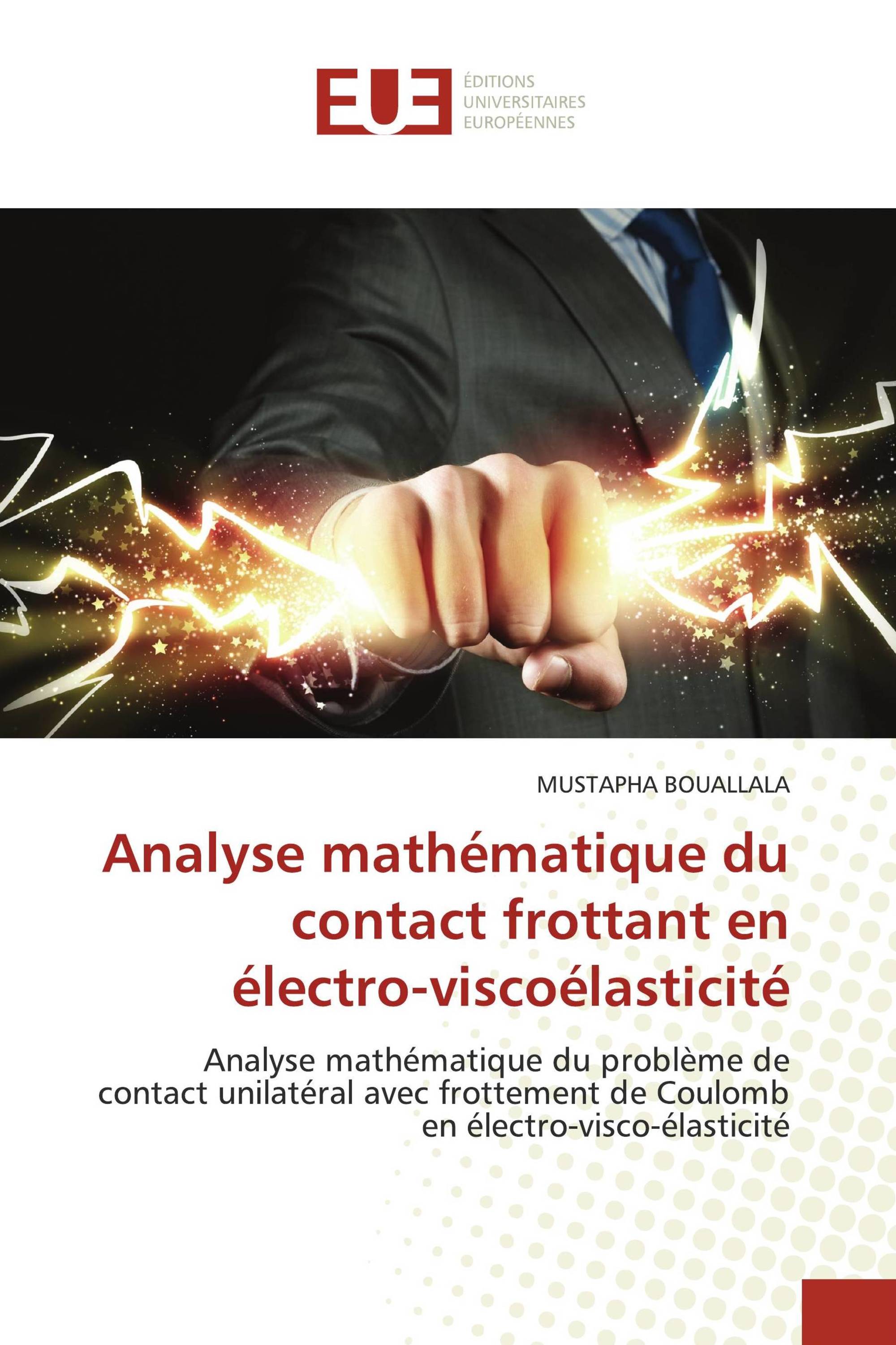 Analyse mathématique du contact frottant en électro-viscoélasticité