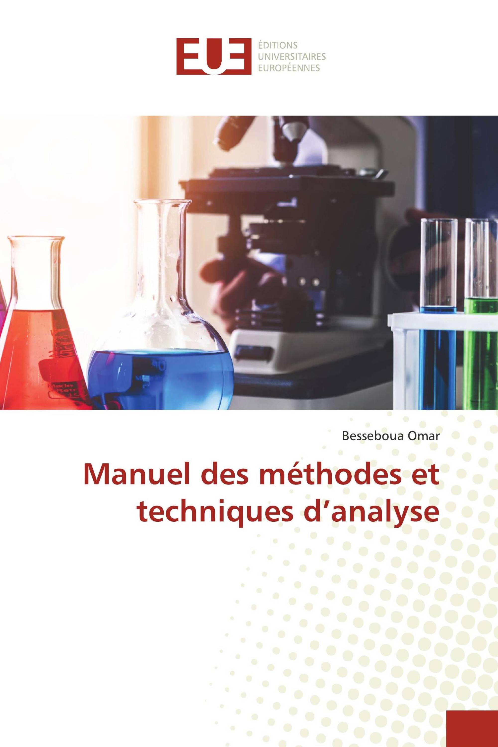 Manuel des méthodes et techniques d’analyse