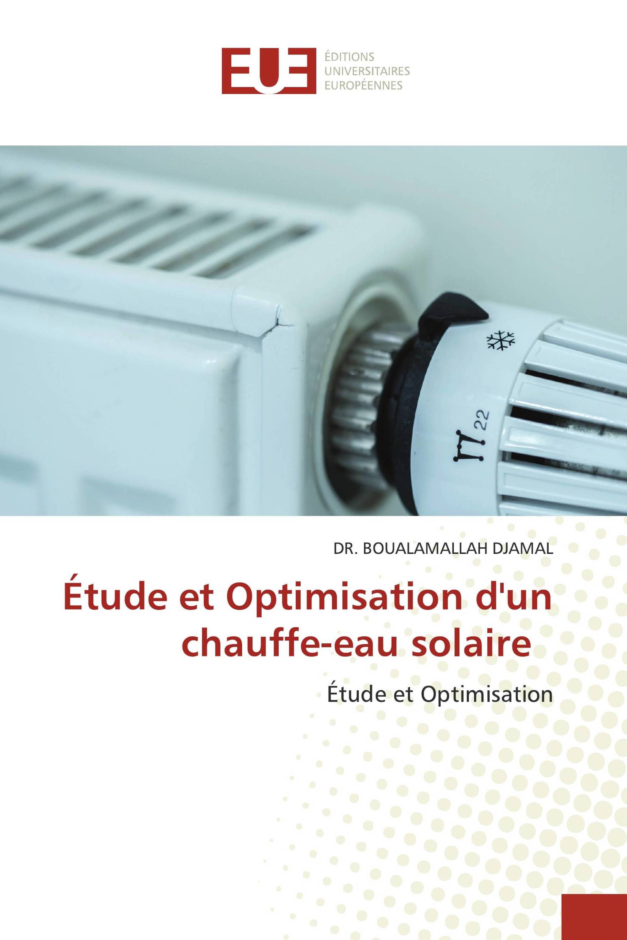 Étude et Optimisation d'un chauffe-eau solaire