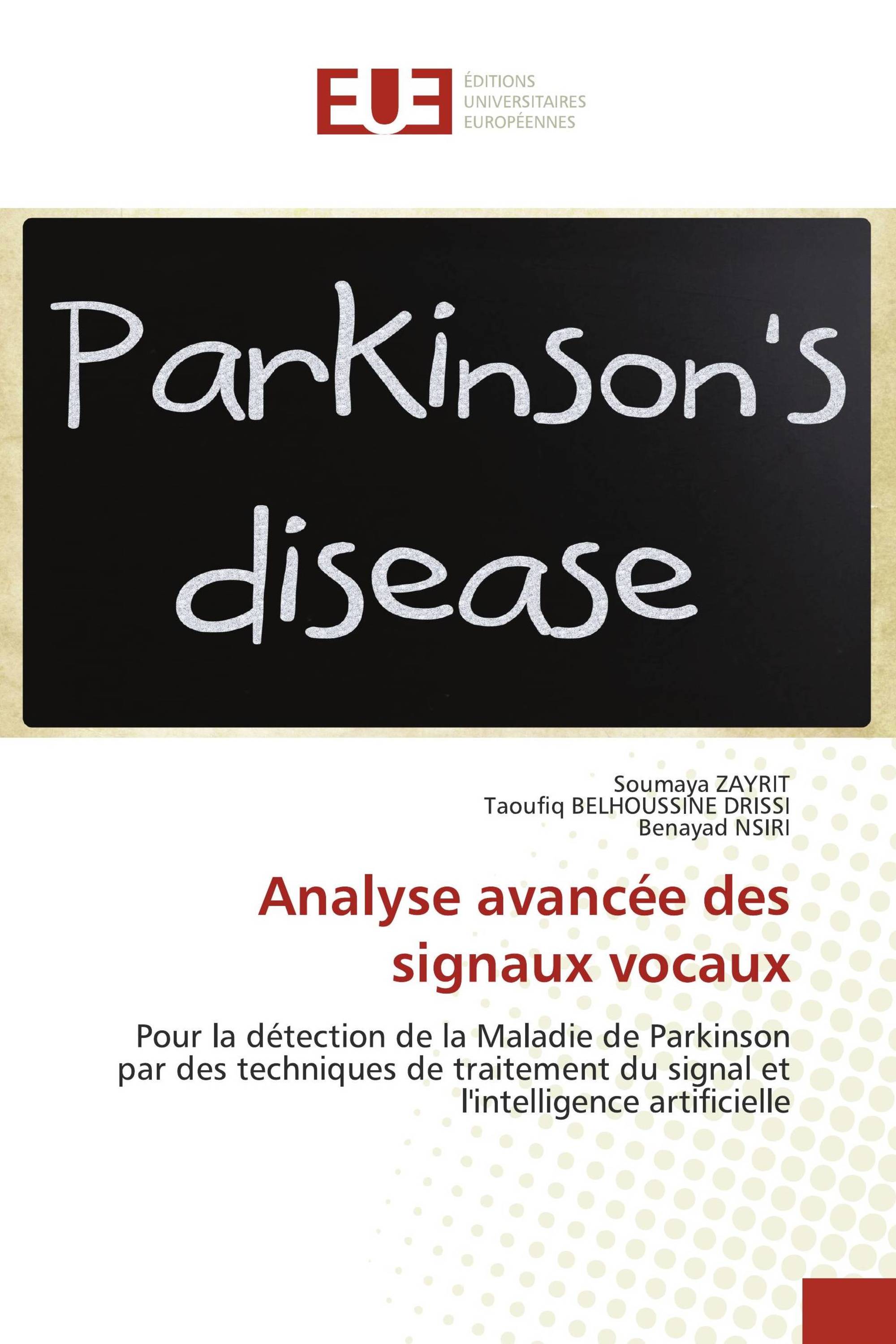 Analyse avancée des signaux vocaux