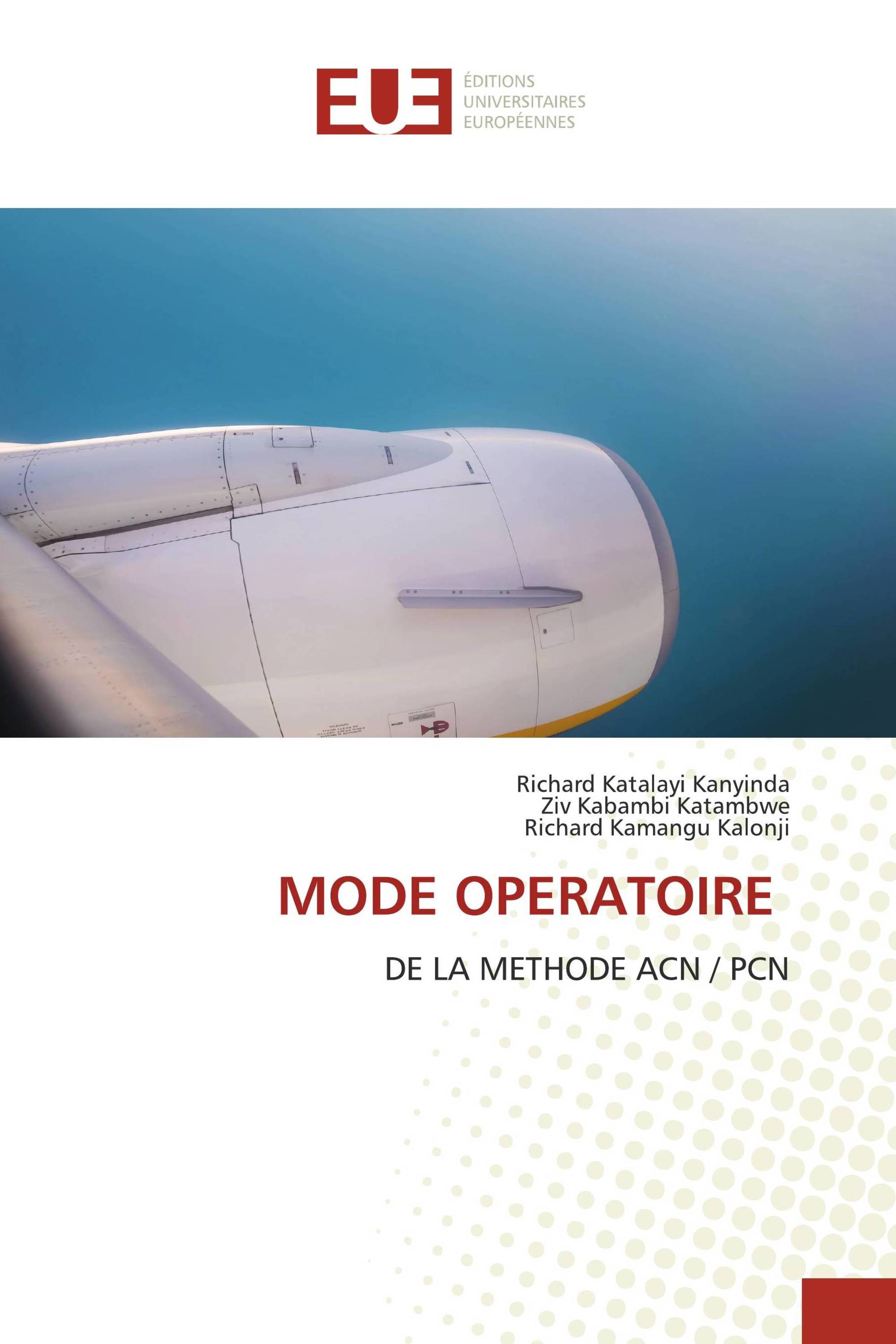 MODE OPERATOIRE