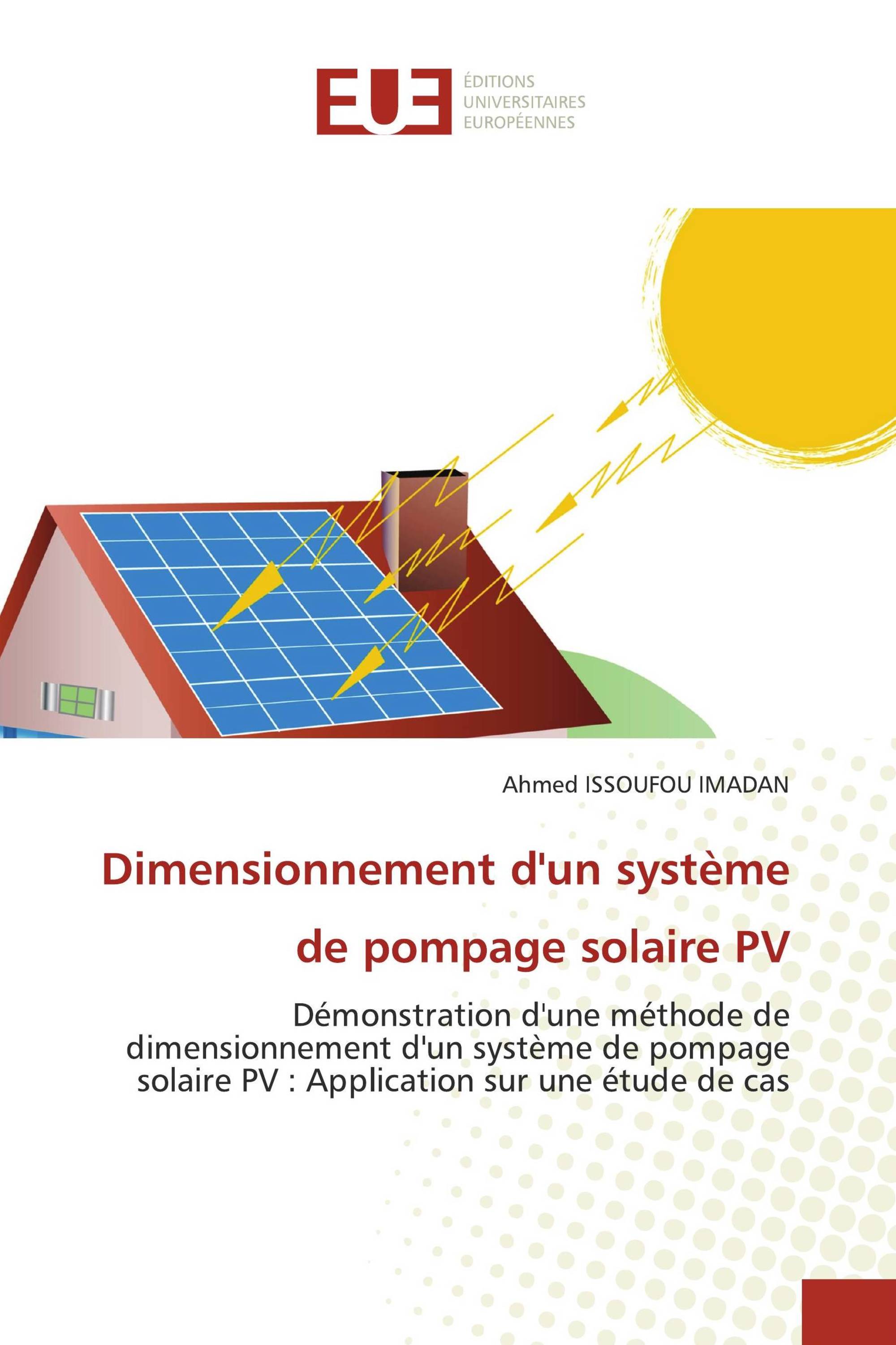 Dimensionnement d'un système de pompage solaire PV