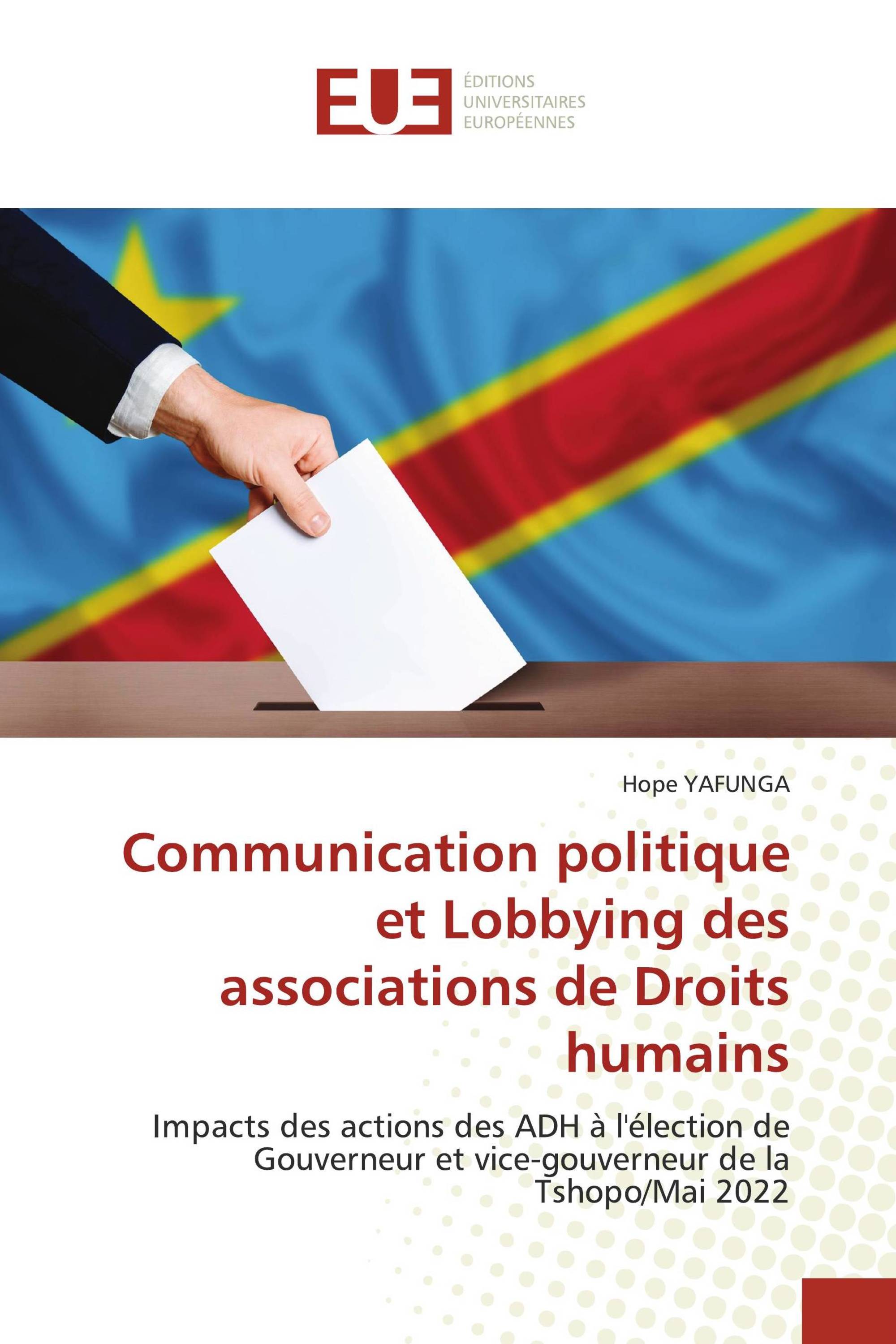 Communication politique et Lobbying des associations de Droits humains