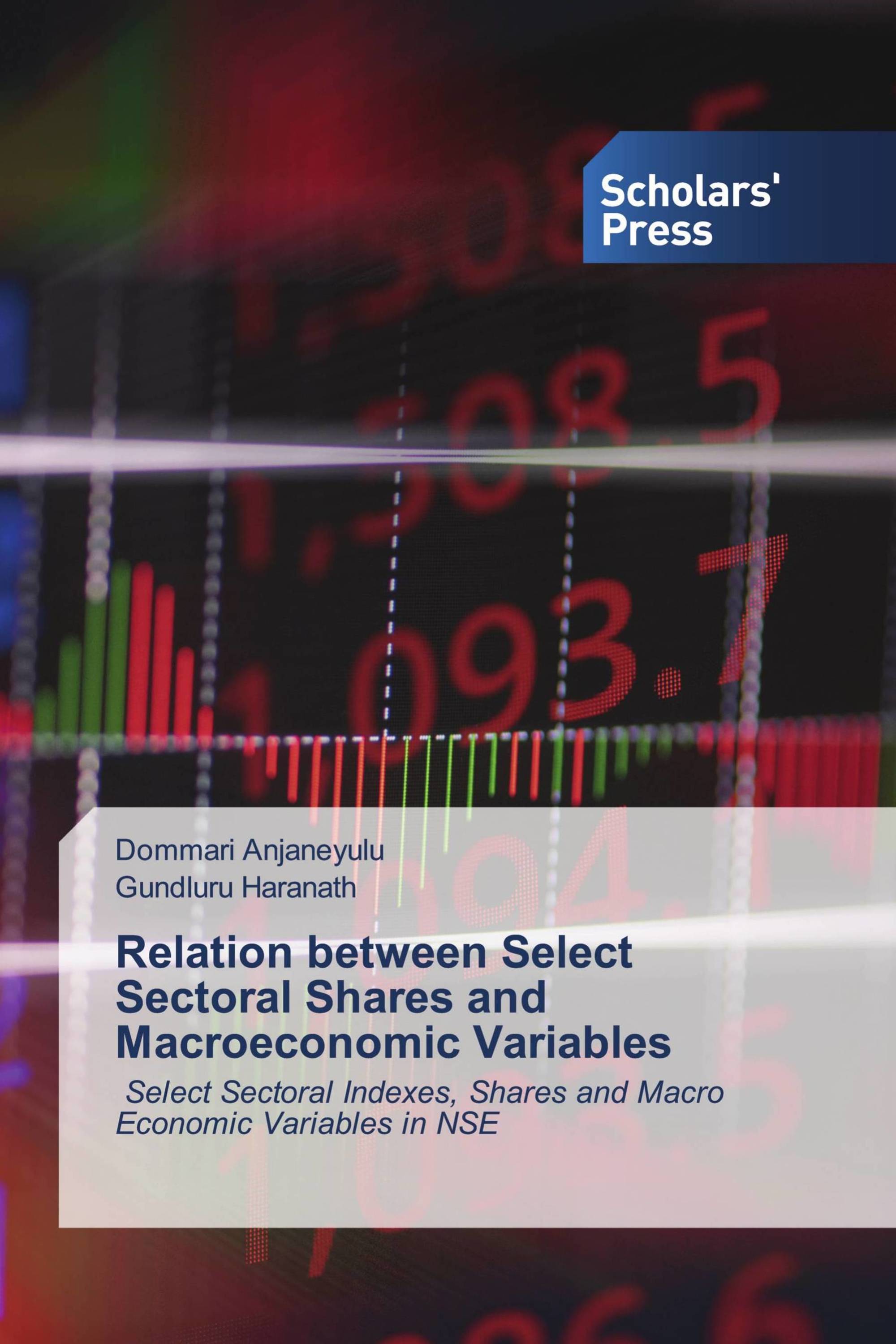 Relation between Select Sectoral Shares and Macroeconomic Variables