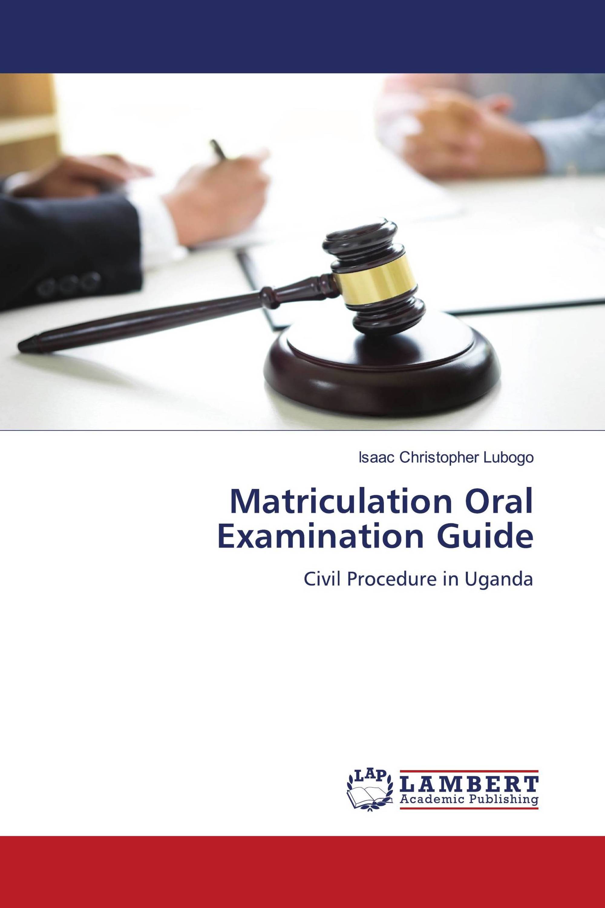 Matriculation Oral Examination Guide