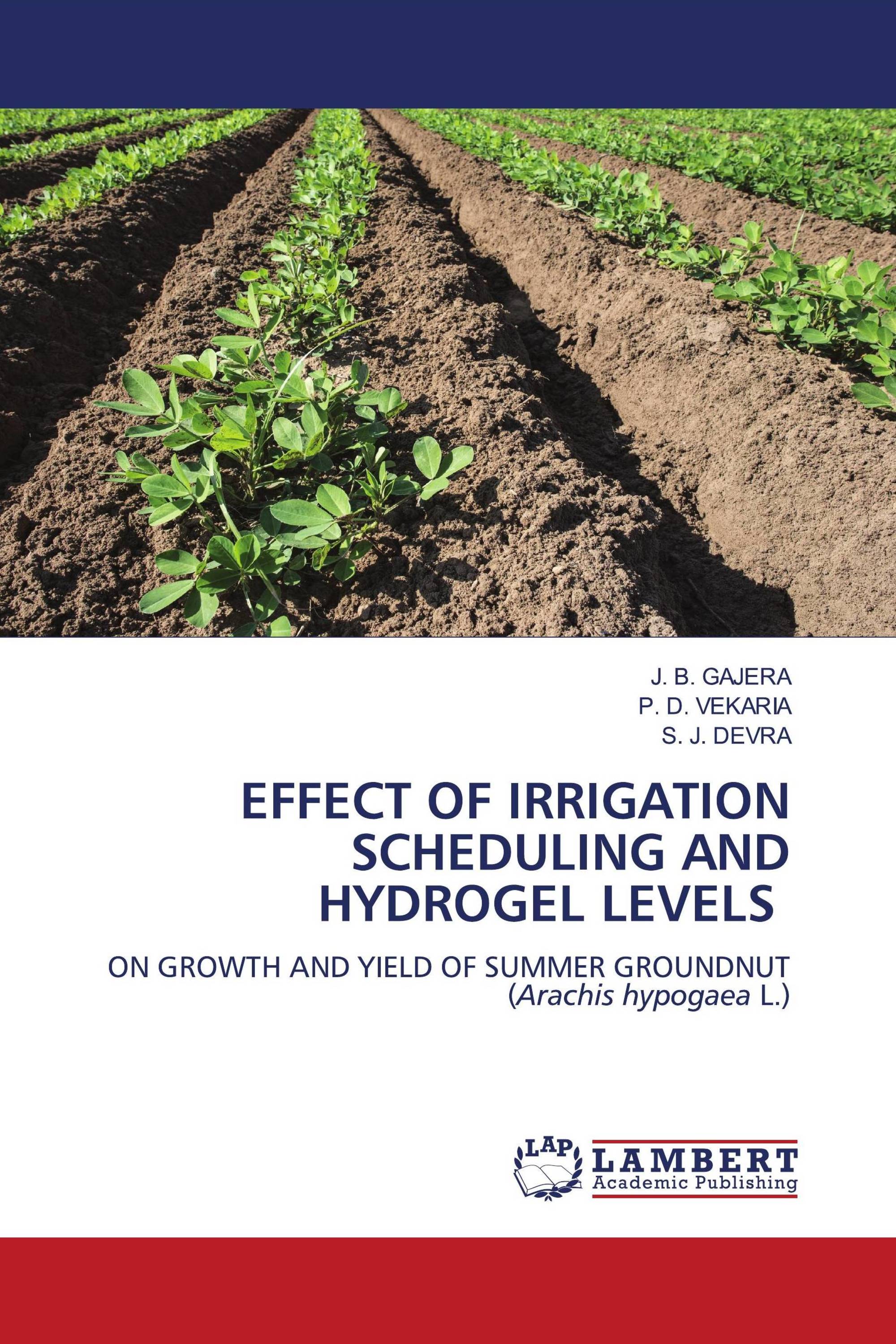 EFFECT OF IRRIGATION SCHEDULING AND HYDROGEL LEVELS