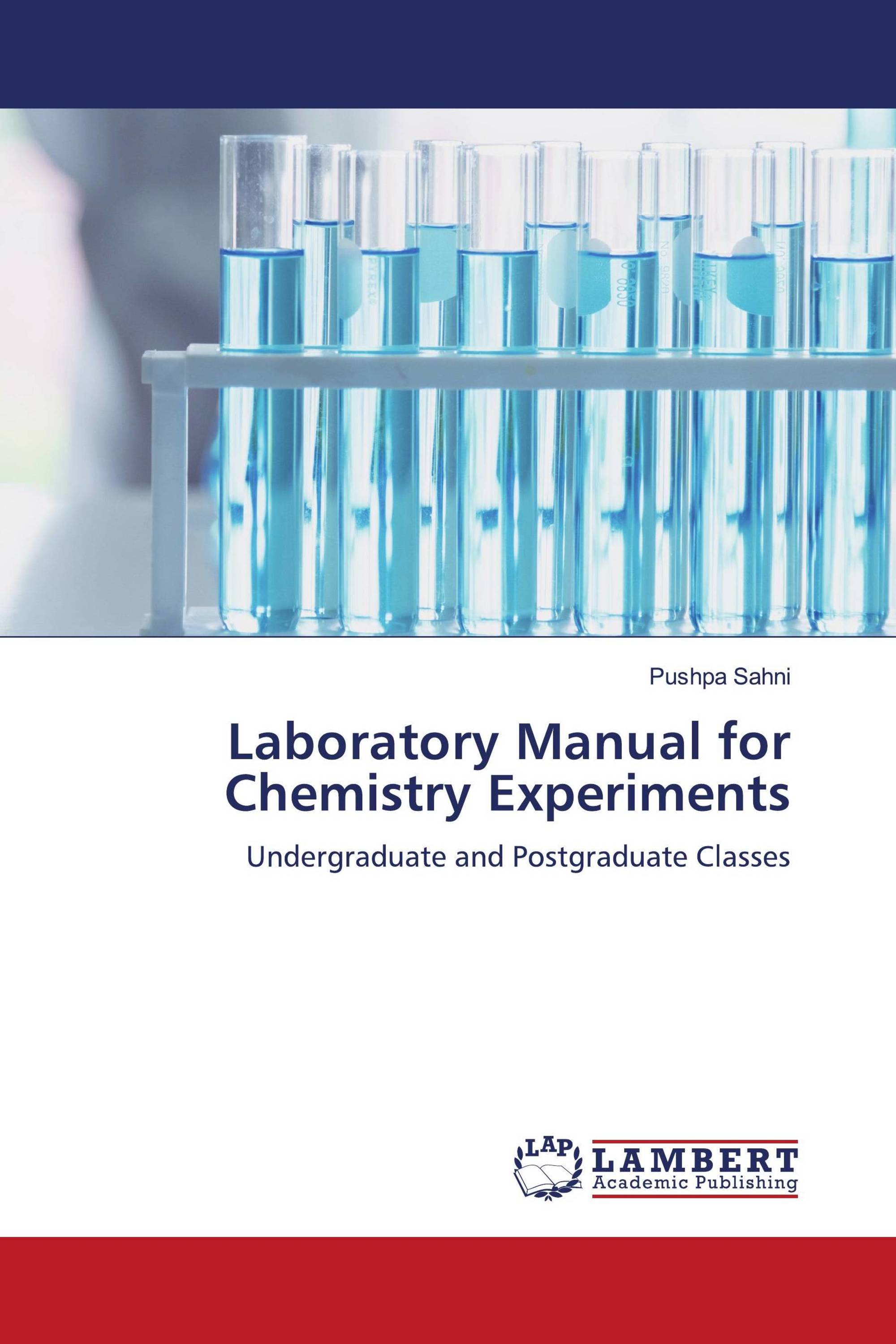 Laboratory Manual for Chemistry Experiments