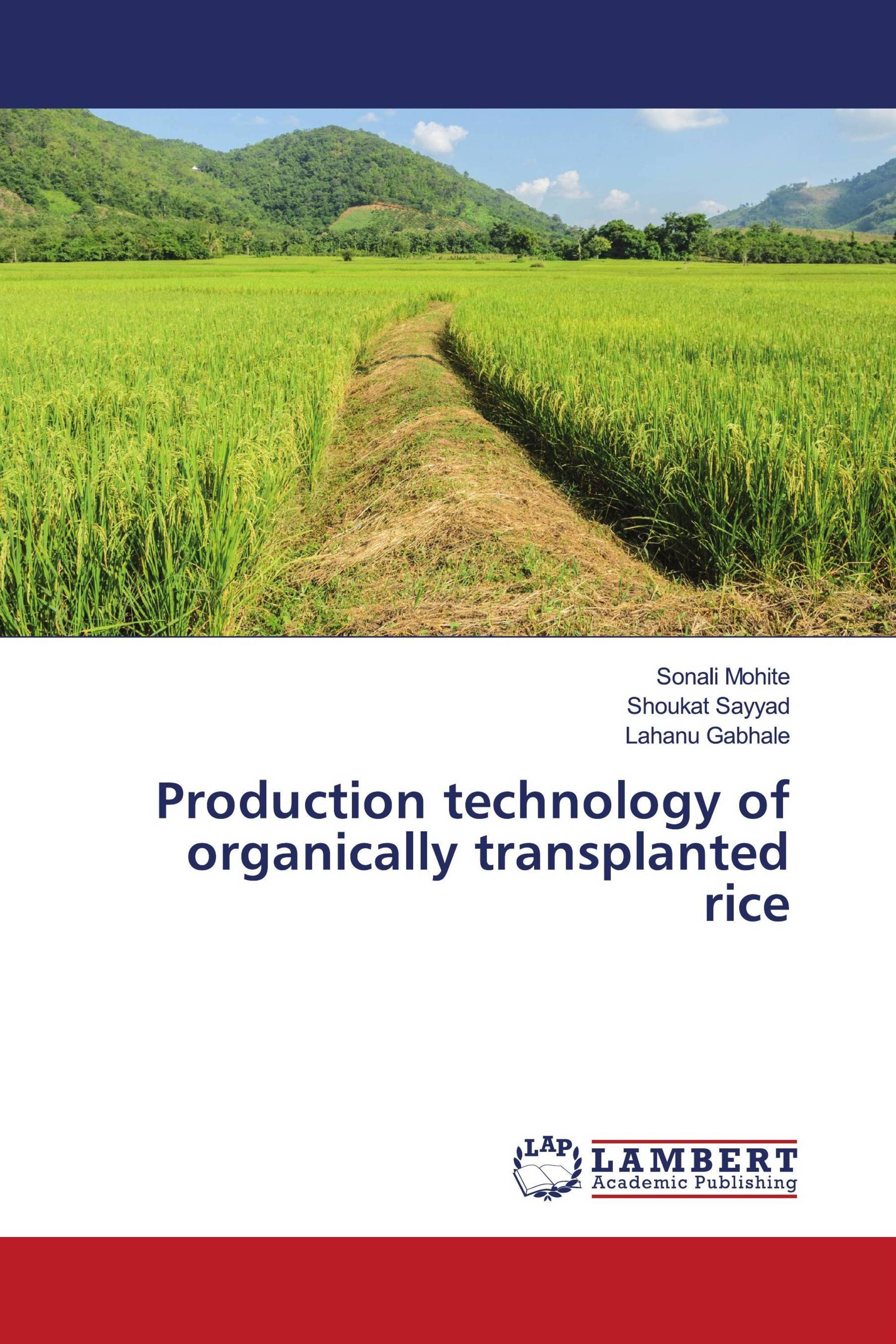 Production technology of organically transplanted rice