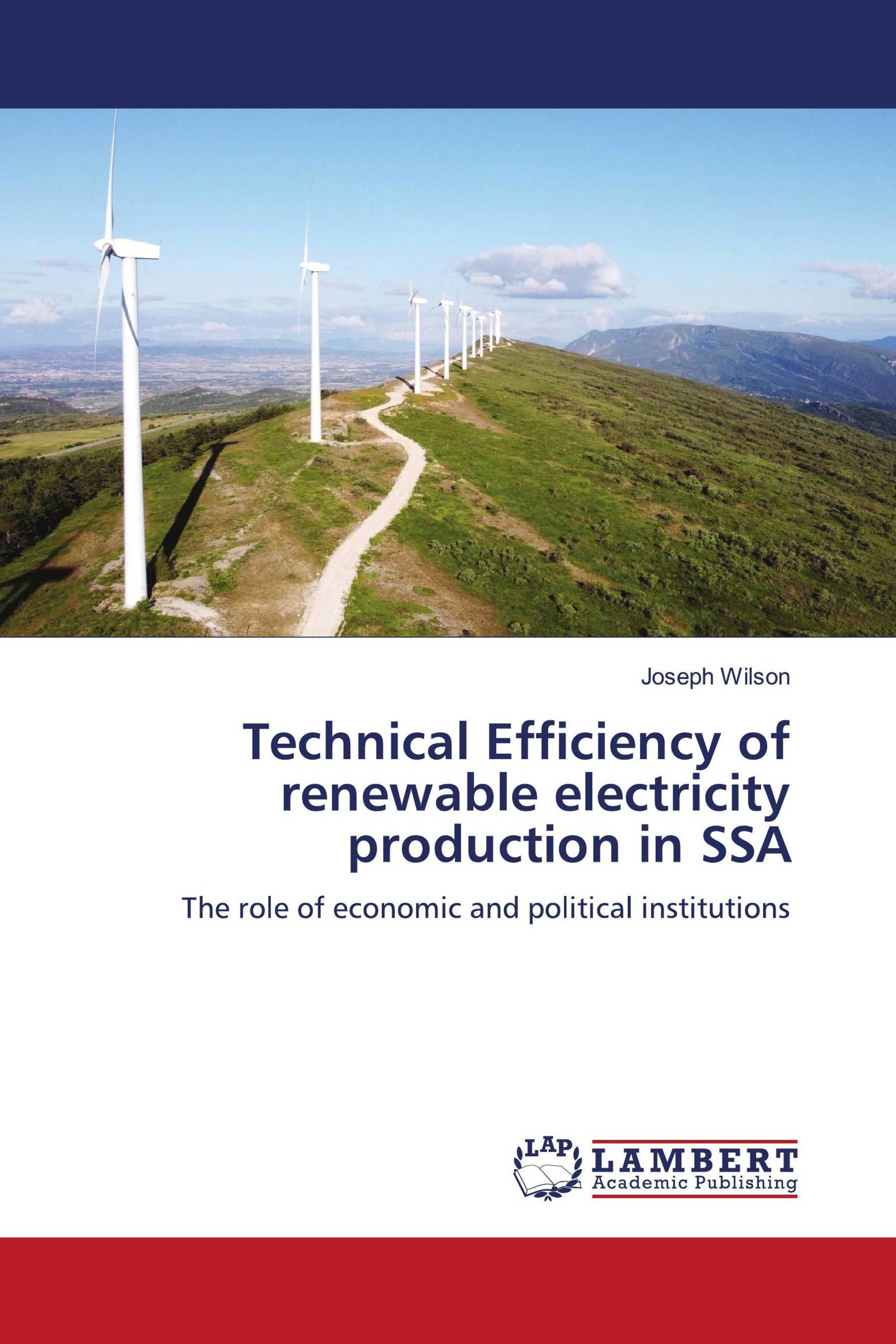 Technical Efficiency of renewable electricity production in SSA