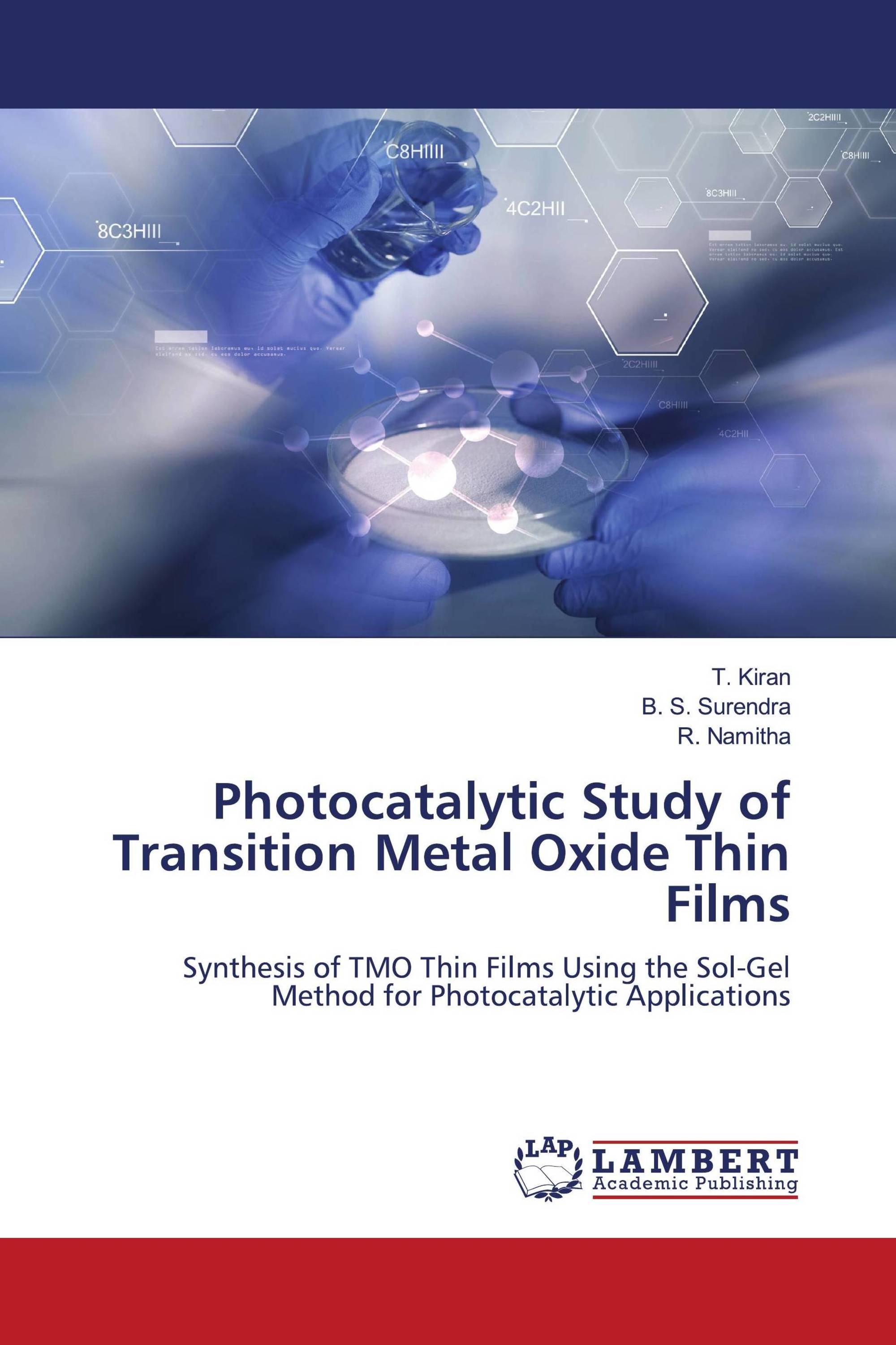 Photocatalytic Study of Transition Metal Oxide Thin Films