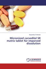 Micronized carvedilol SR matrix tablet for imporved dissolution