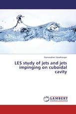 LES study of jets and jets impinging on cuboidal cavity