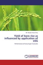 Yield of boro rice as influenced by application of USG