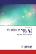 Properties of Pb(Zr,Ti)O3 Thin Film
