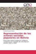 Representación de los actores sociales populares en Bolivia