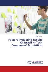 Factors Impacting Results Of Israeli Hi-Tech Companies' Acquisition