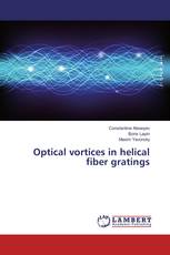 Optical vortices in helical fiber gratings