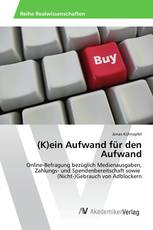 (K)ein Aufwand für den Aufwand