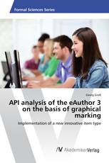 API analysis of the eAuthor 3 on the basis of graphical marking