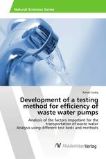 Development of a testing method for efficiency of waste water pumps