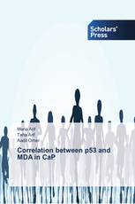 Correlation between p53 and MDA in CaP